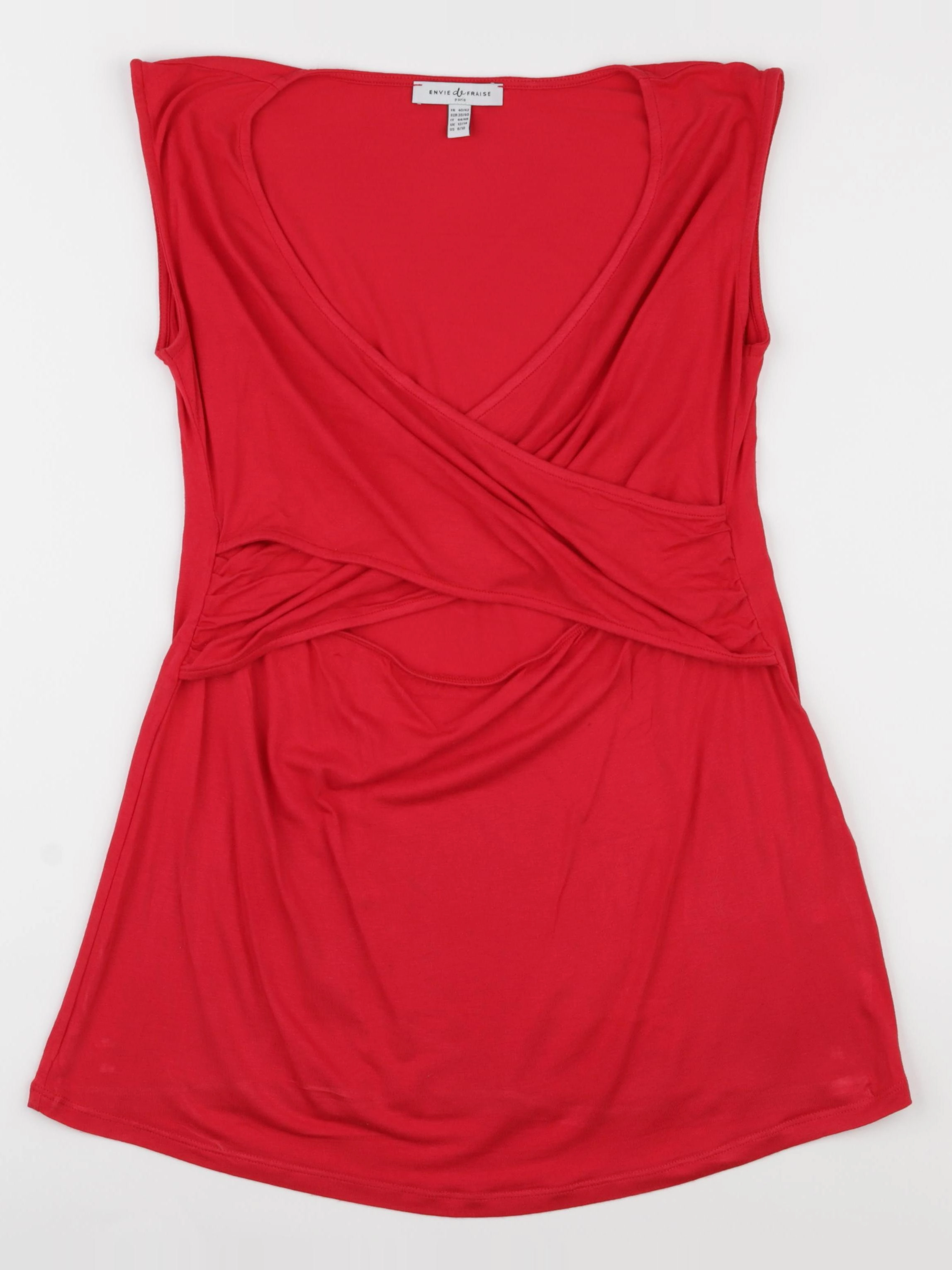 Envie de fraise - débardeur grossesse, allaitement rouge - 40 à 42