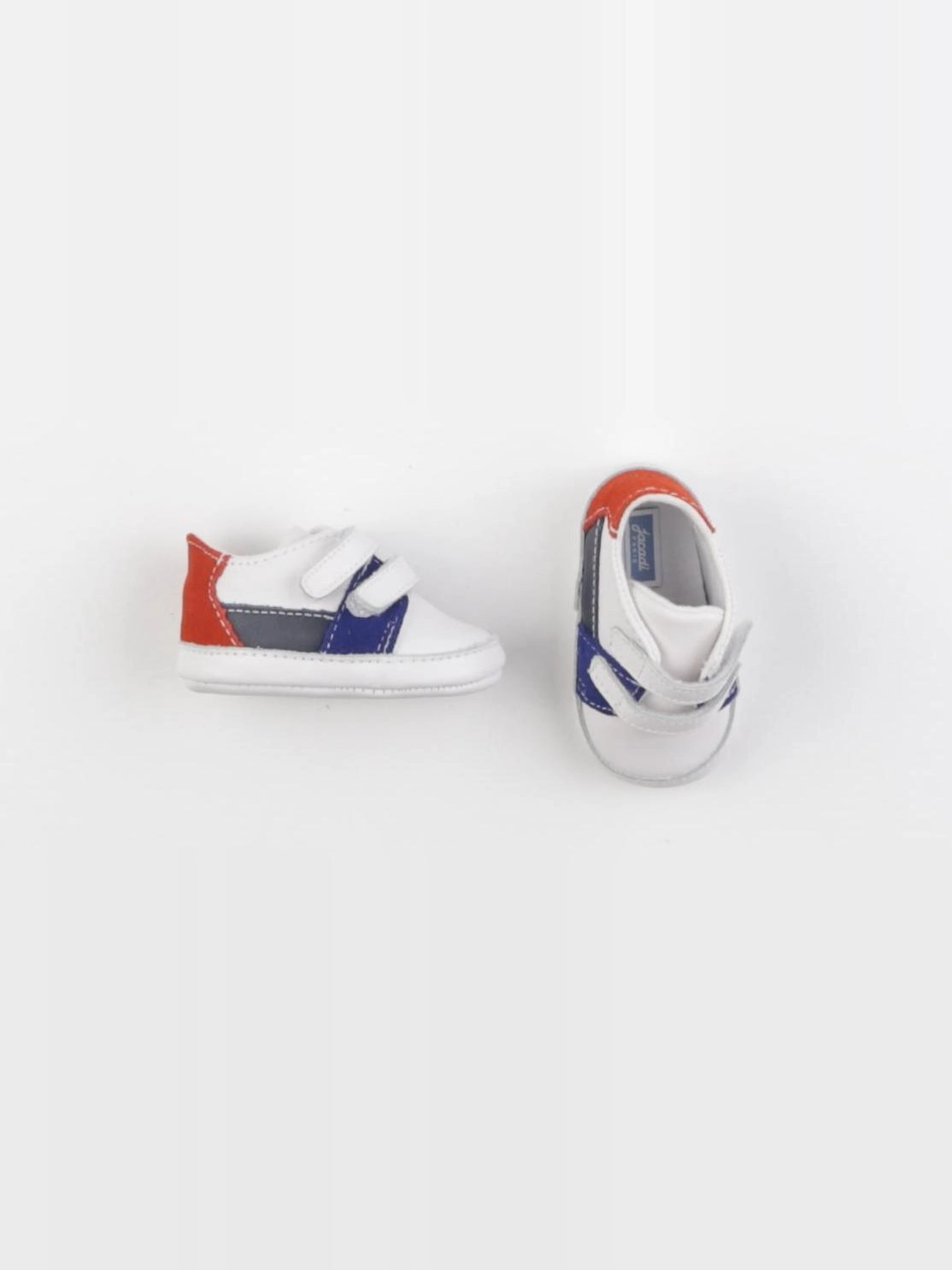 Jacadi - chaussons blanc, bleu - pointure 18