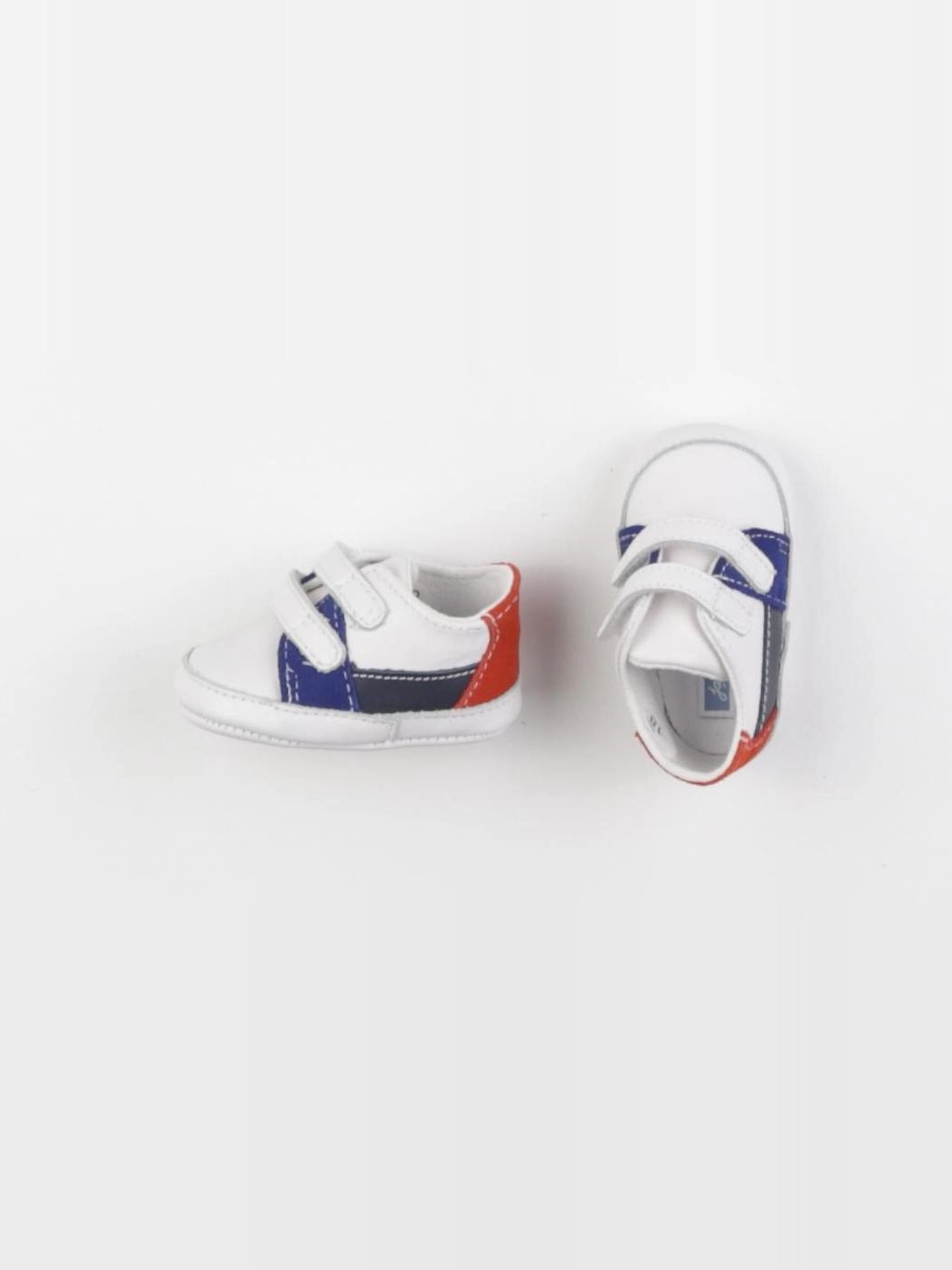Jacadi - chaussons blanc, bleu - pointure 18