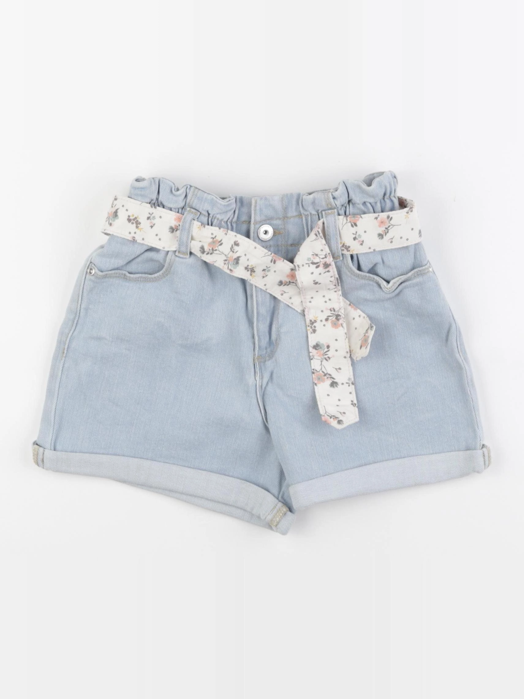 Vertbaudet - short bleu - 7 ans