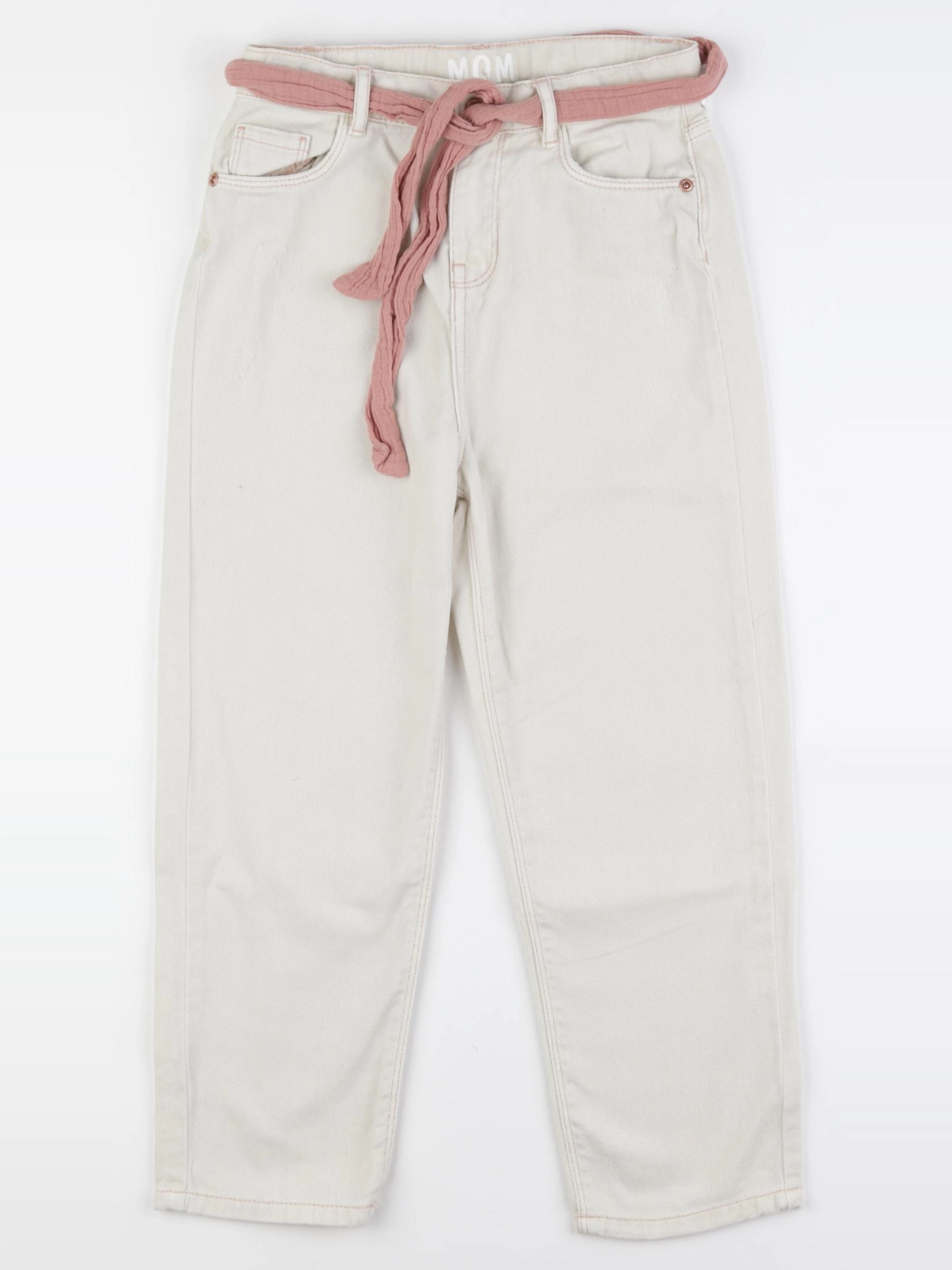 Vertbaudet - pantalon beige - 9 ans