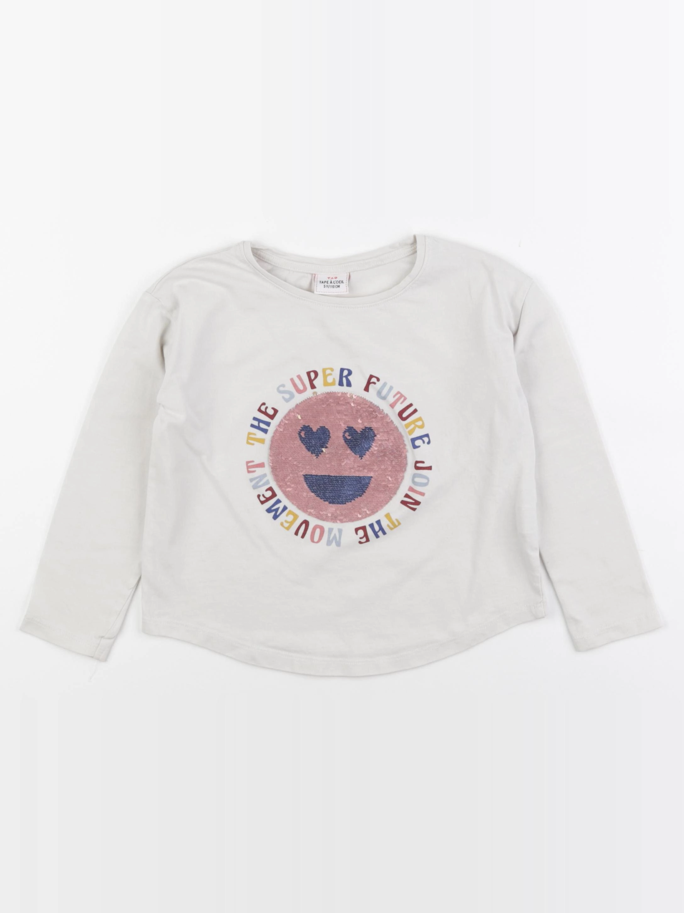 Tape à l'oeil - tee-shirt blanc - 5 ans