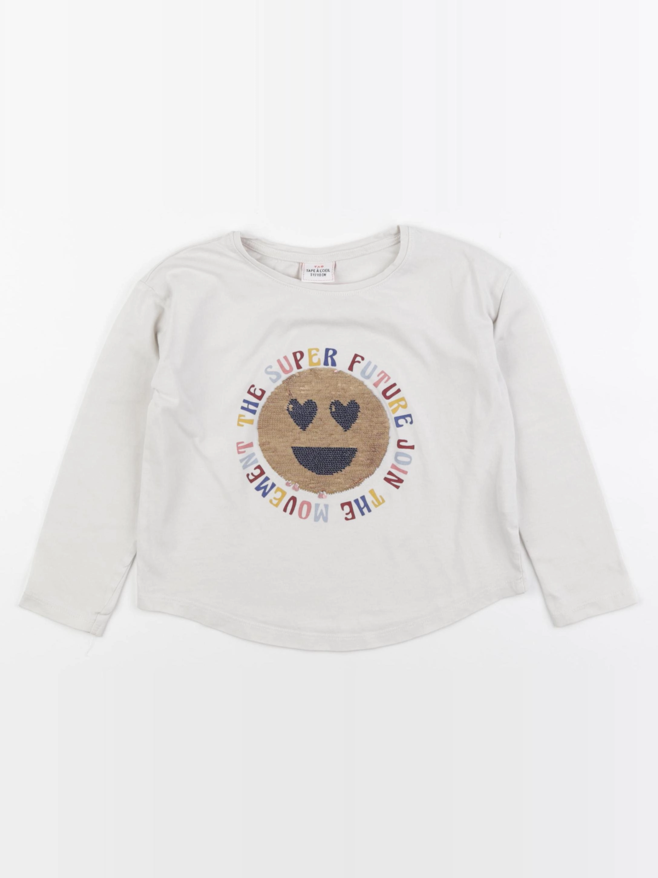 Tape à l'oeil - tee-shirt blanc - 5 ans
