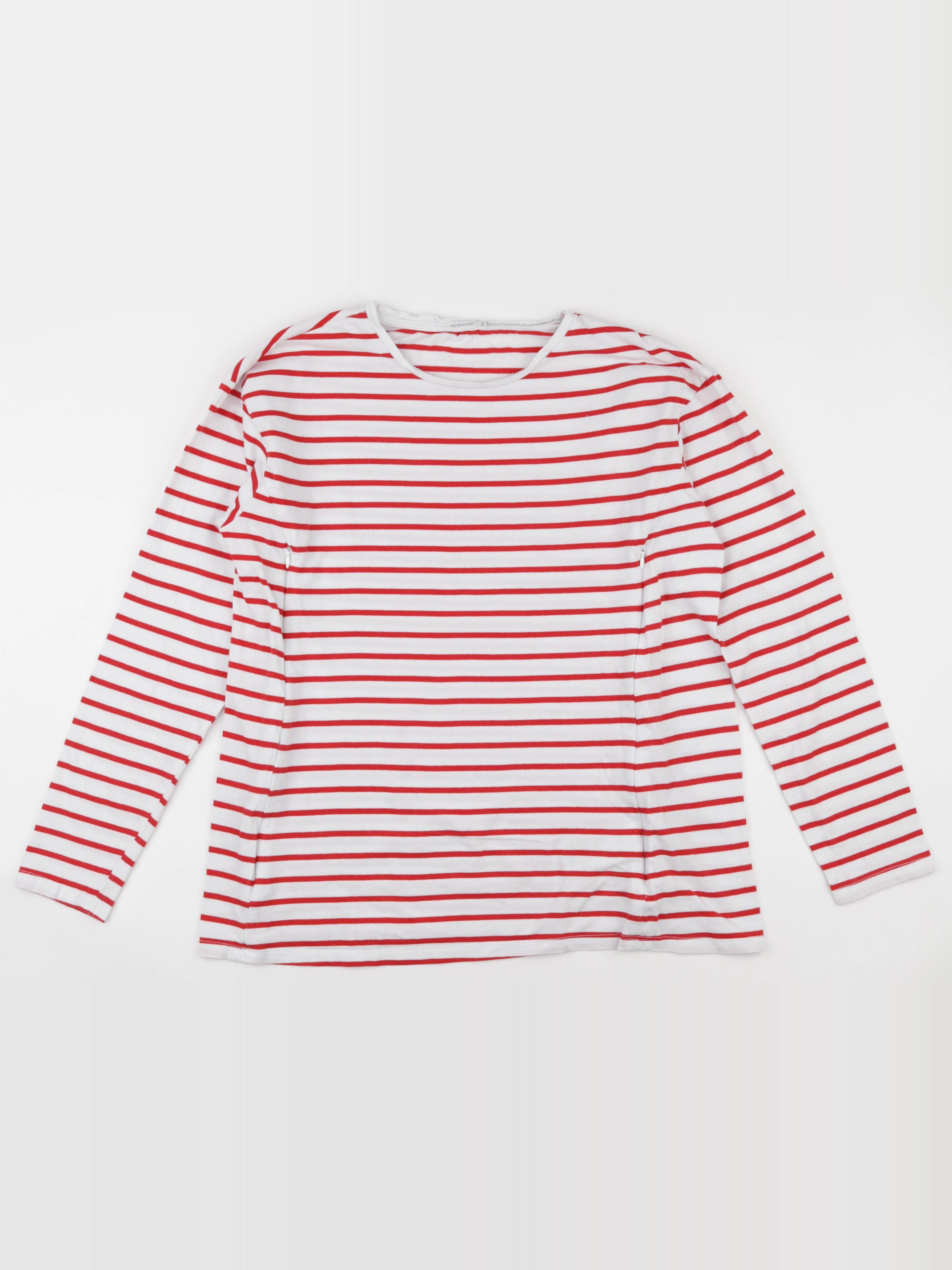 Vertbaudet - tee-shirt grossesse blanc, rouge - 38 à 40