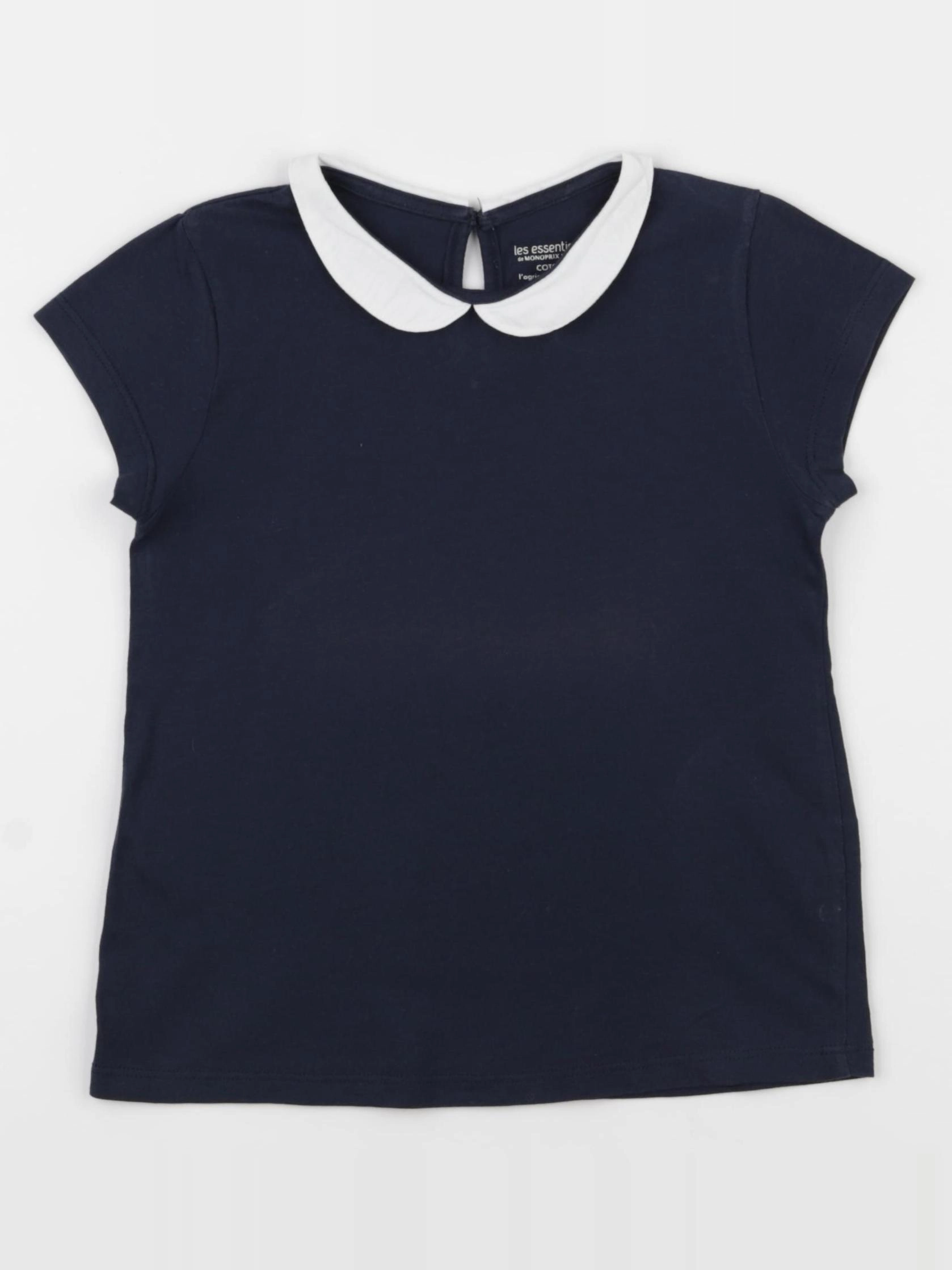Monoprix - tee-shirt bleu - 5 ans