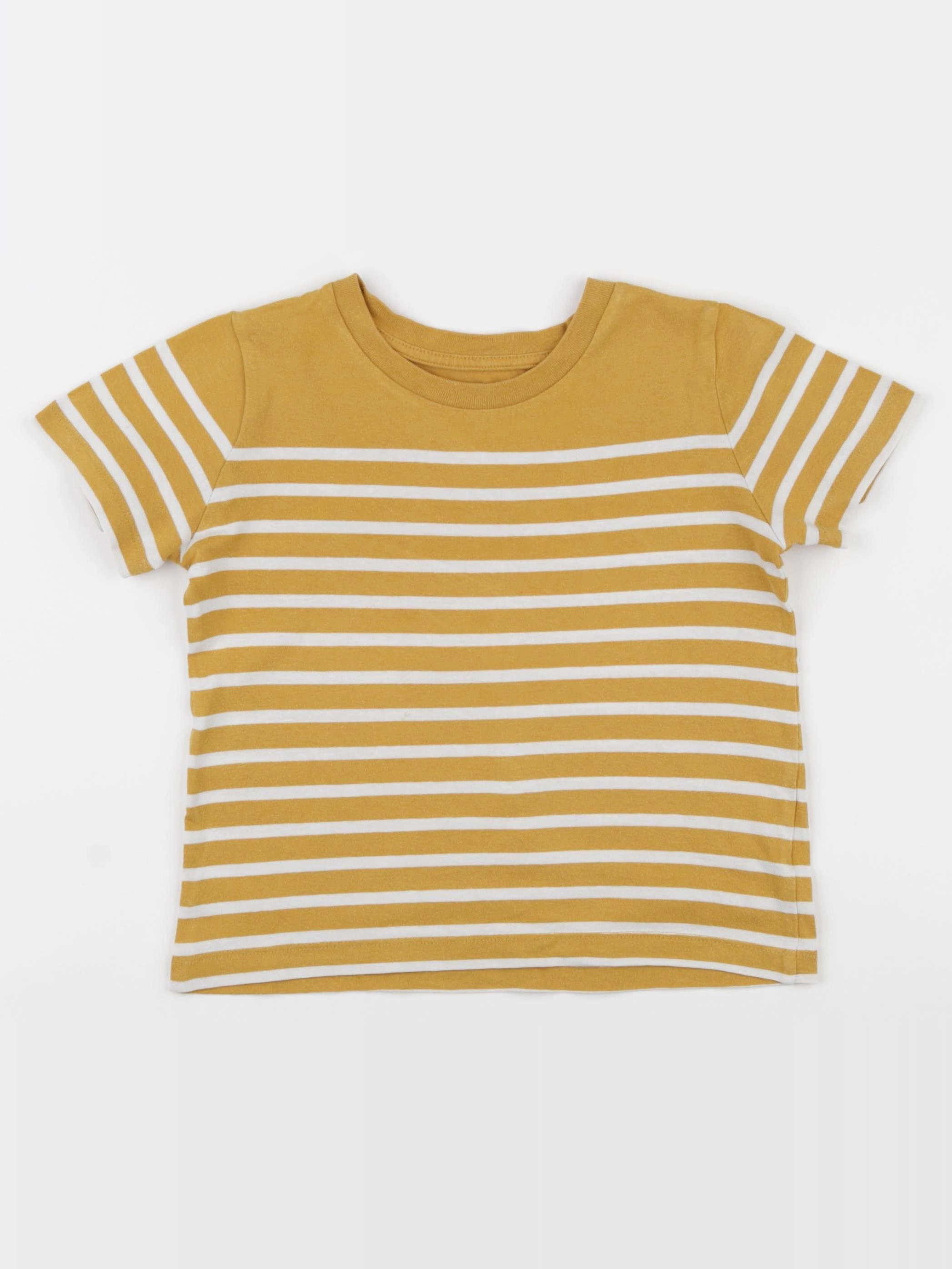 Monoprix - tee-shirt jaune - 5 ans