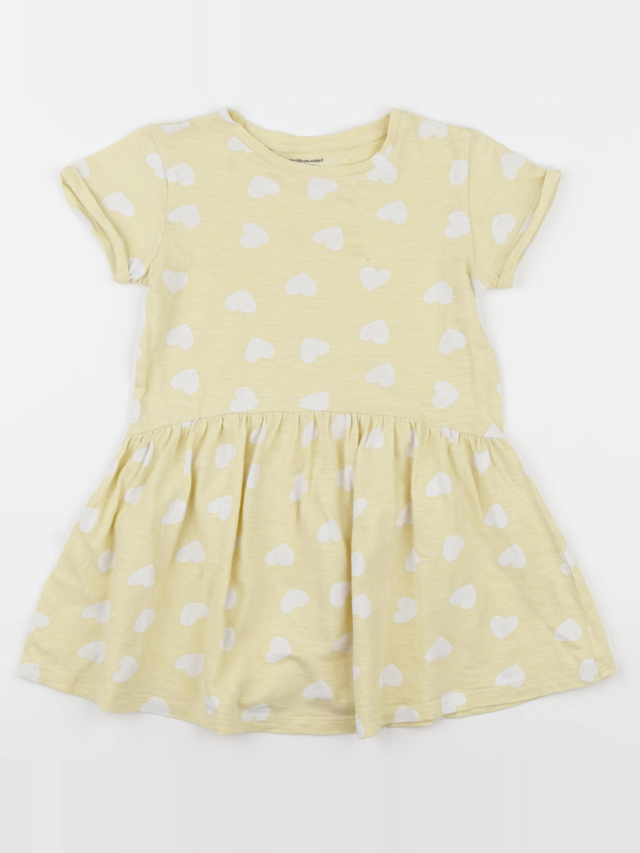 Vertbaudet - robe jaune - 5 ans