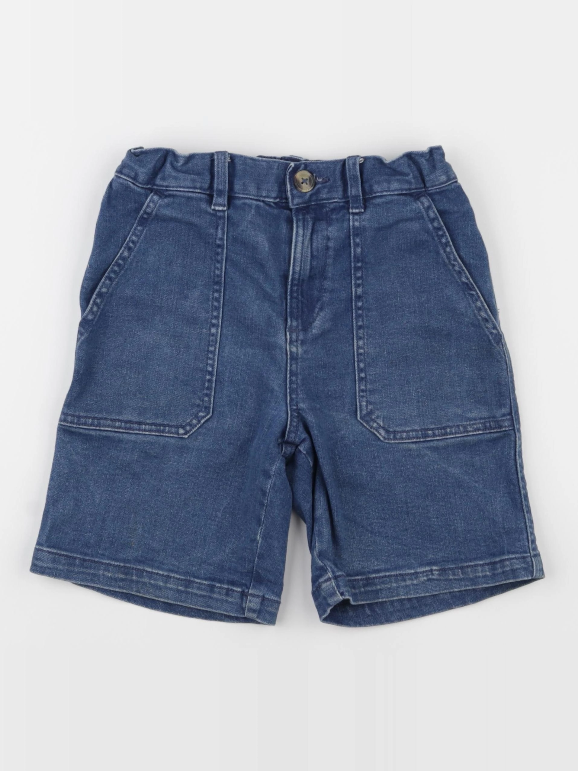 Monoprix - short bleu - 10 ans