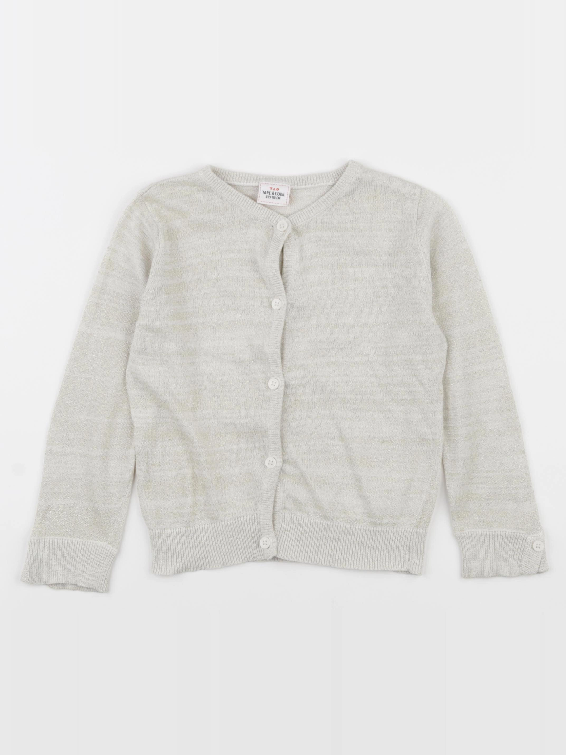 Tape à l'oeil - gilet or - 5 ans