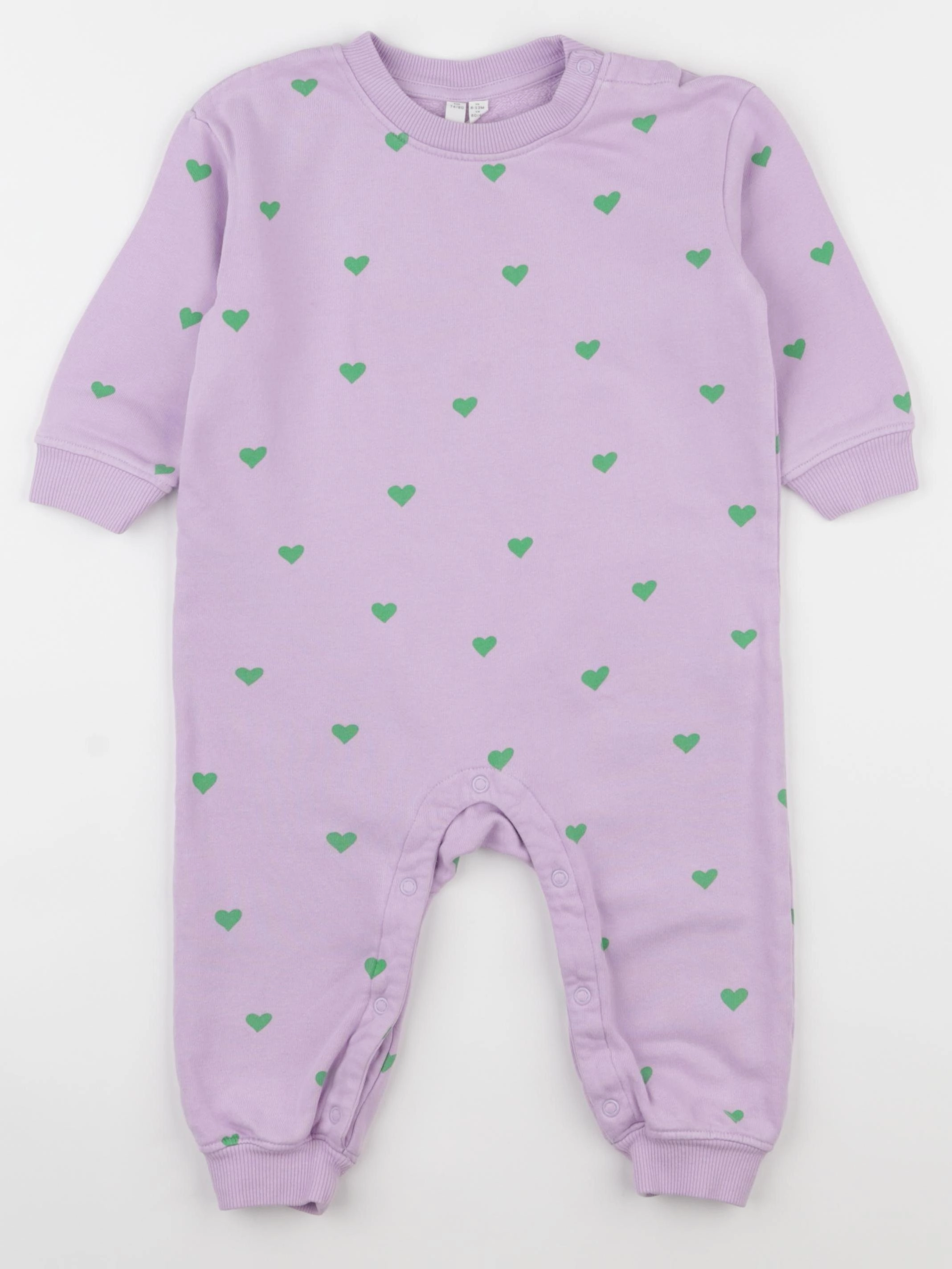 Arket - combinaison violet, vert - 6/12 mois