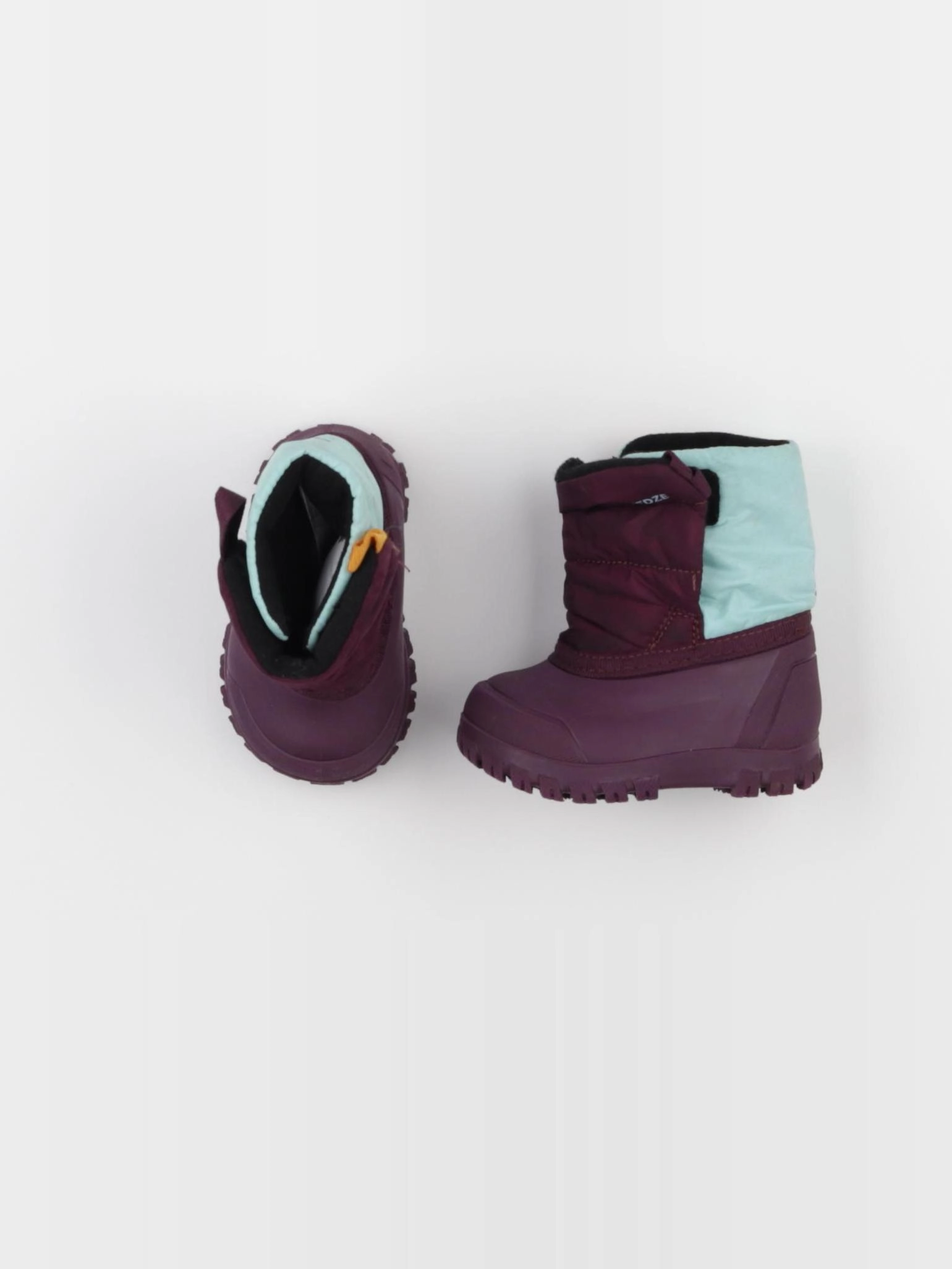 Decathlon ski - bottes violet, vert - pointure 18/19