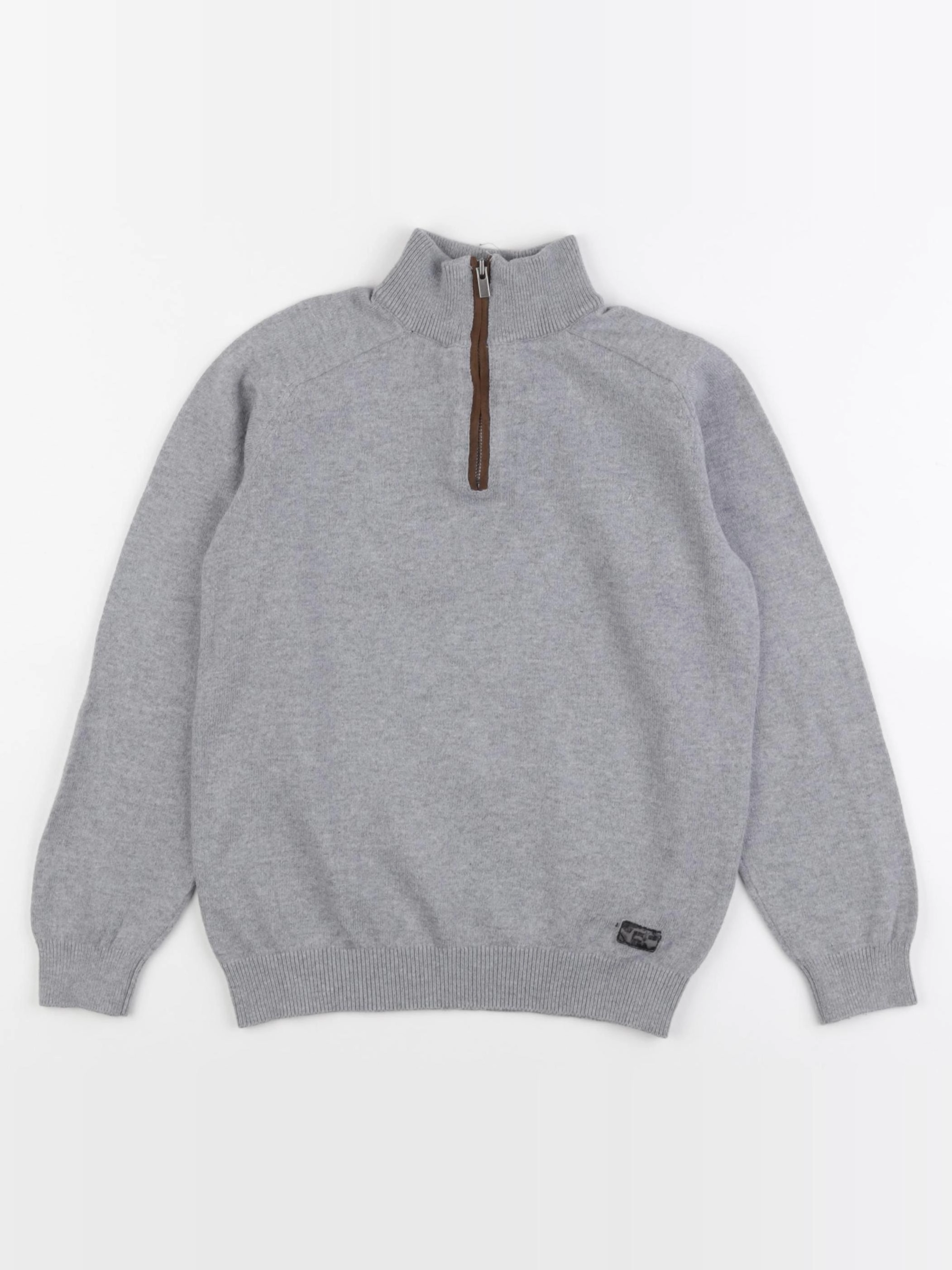 Cyrillus - pull gris - 8 ans
