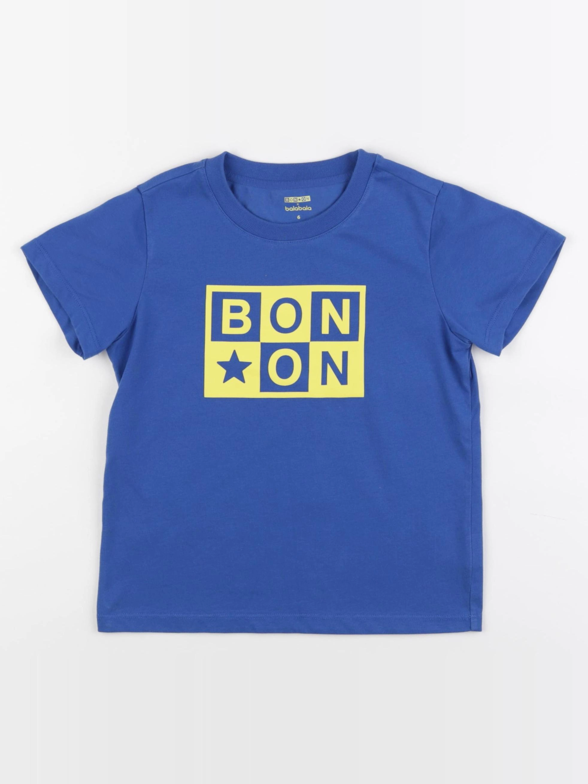 Bonton - tee-shirt bleu - 6 ans