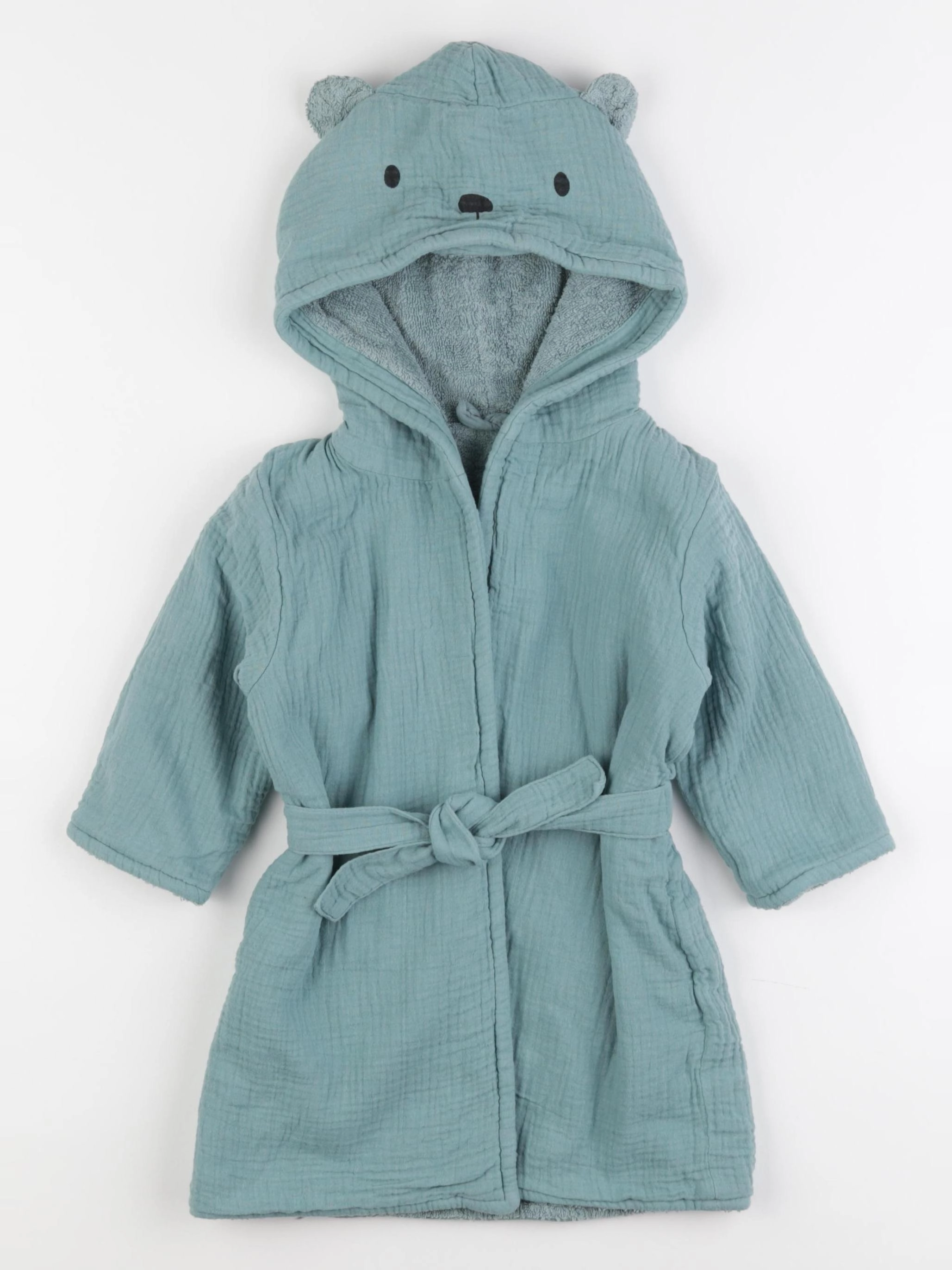 Vertbaudet - peignoir vert - 9/12 mois