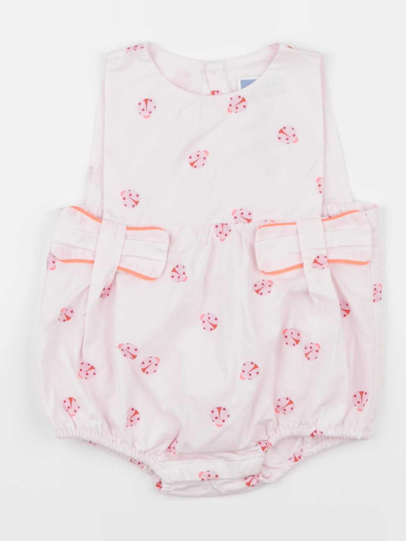 Jacadi - combinaison coton rose - 6 mois