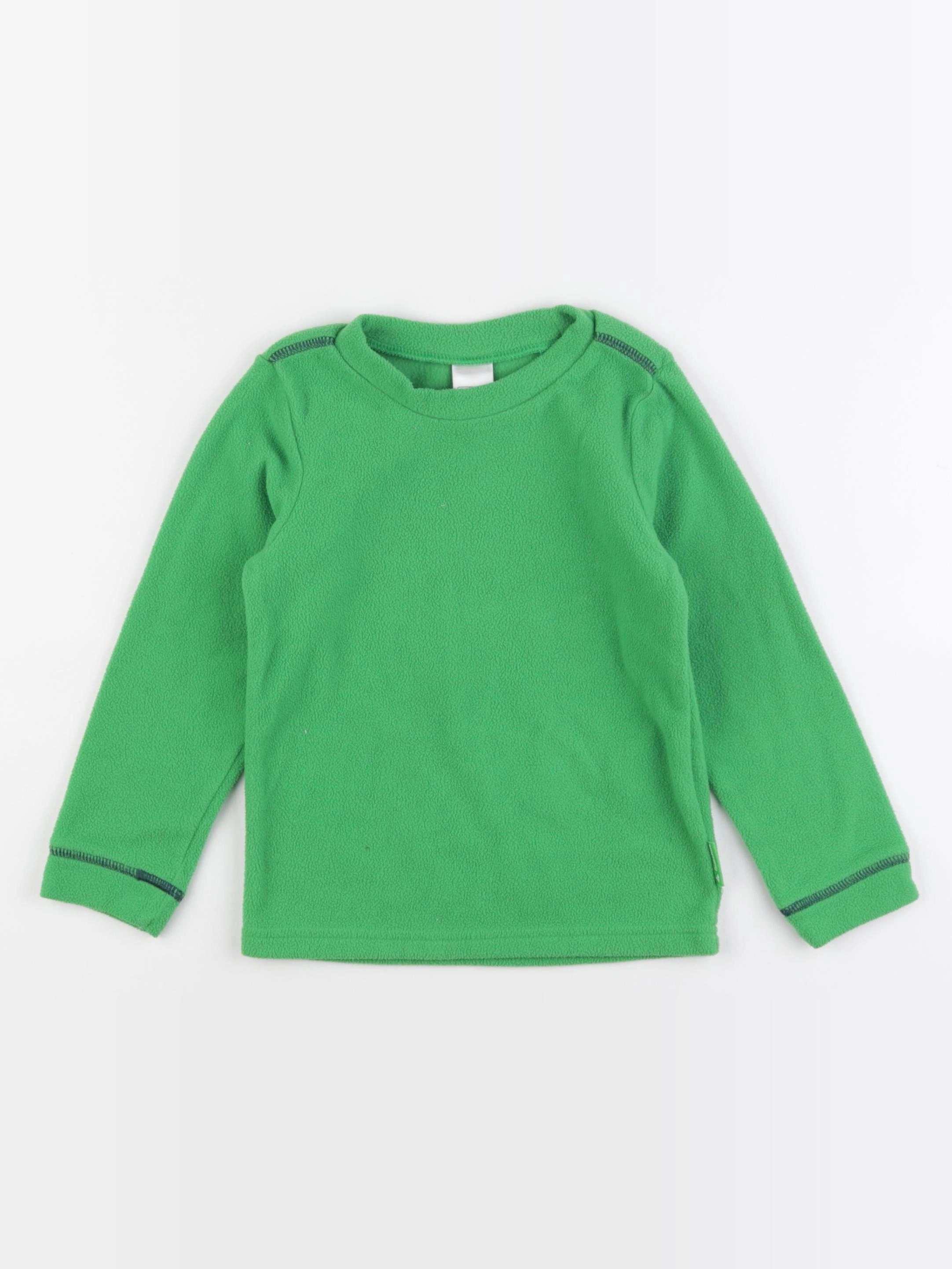 Decathlon ski - polaire vert - 4 ans