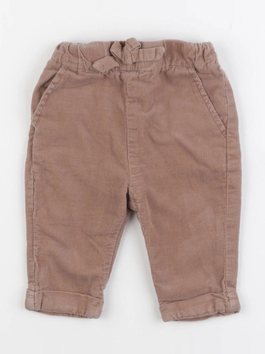 Vertbaudet - pantalon marron - 3 mois
