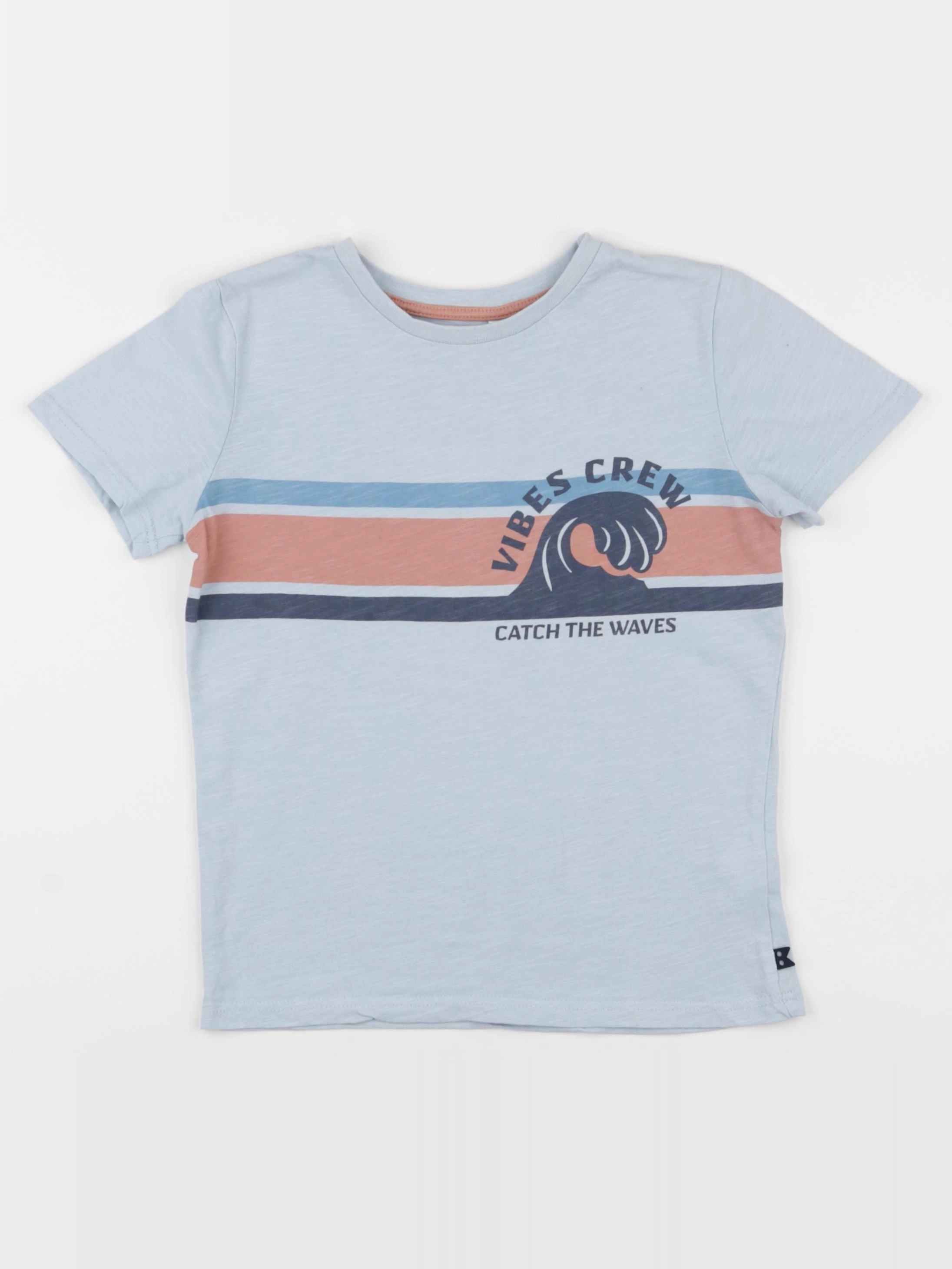 Okaidi - tee-shirt bleu - 6 ans