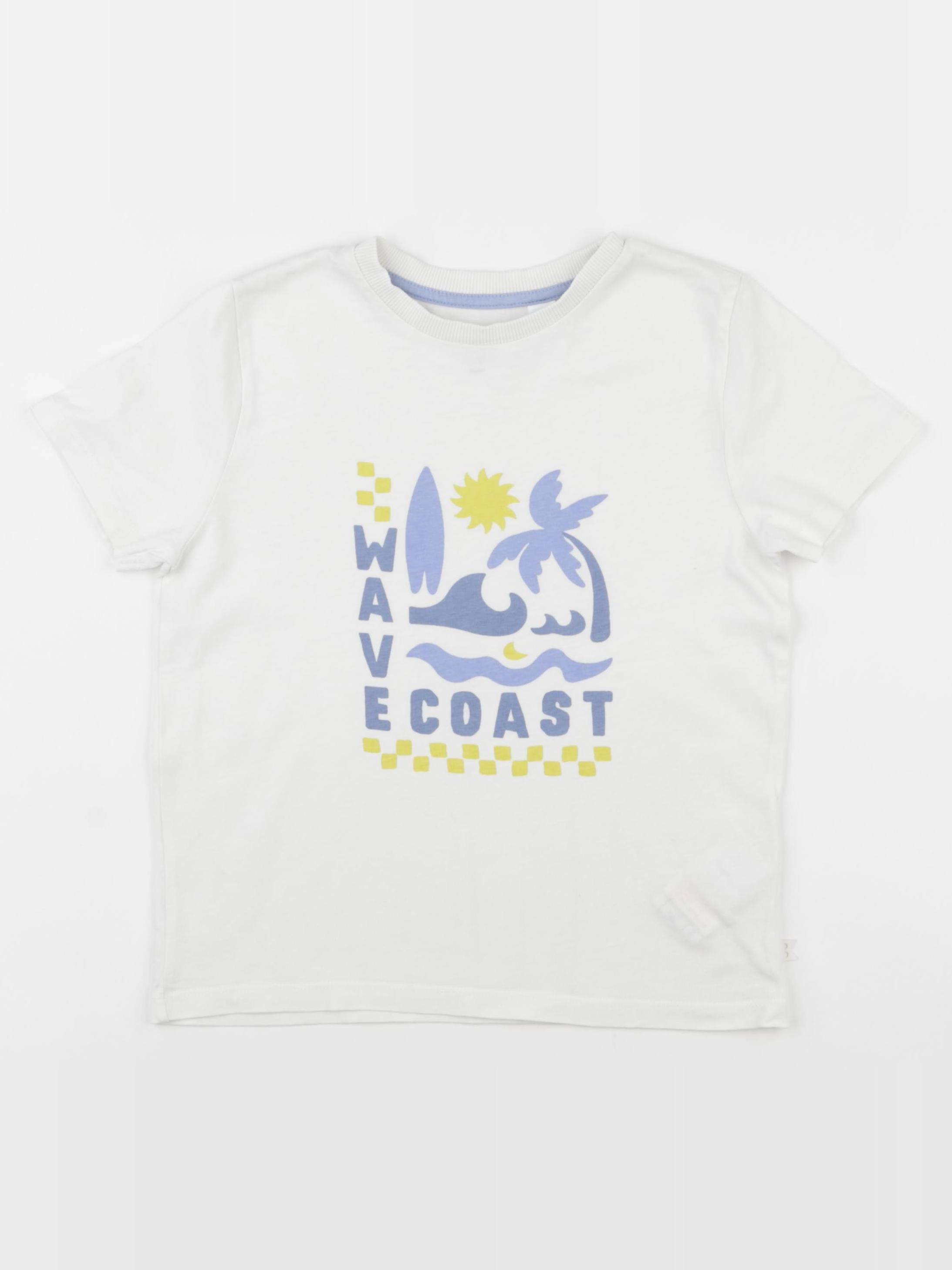 Okaidi - tee-shirt blanc - 8 ans