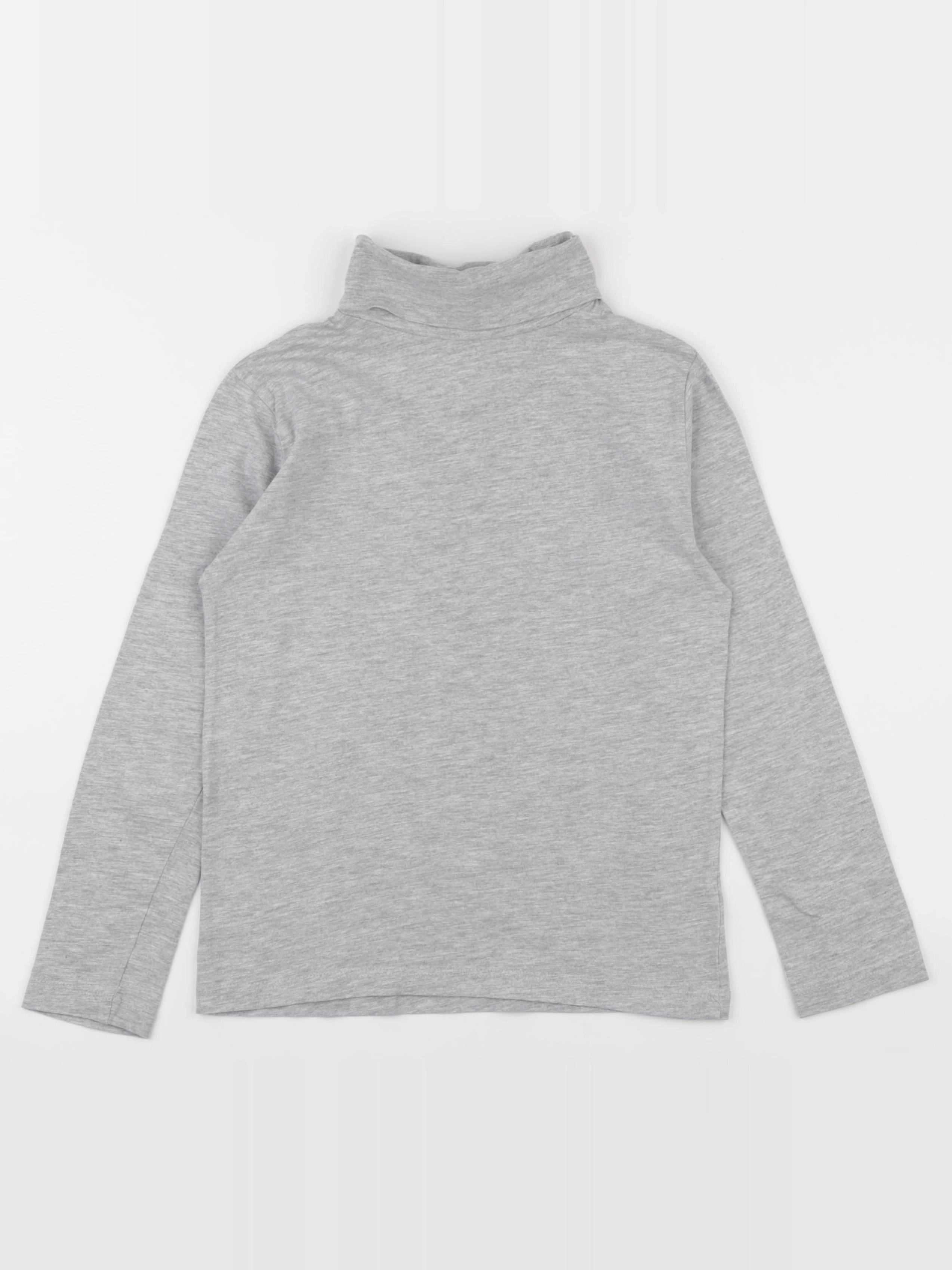 Monoprix - sous-pull gris - 8 ans