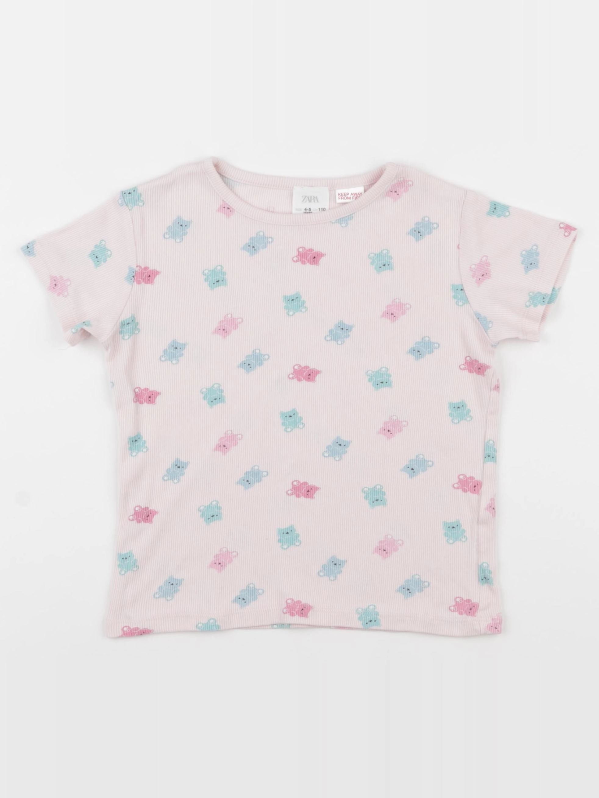 Zara - tee-shirt rose - 4/5 ans