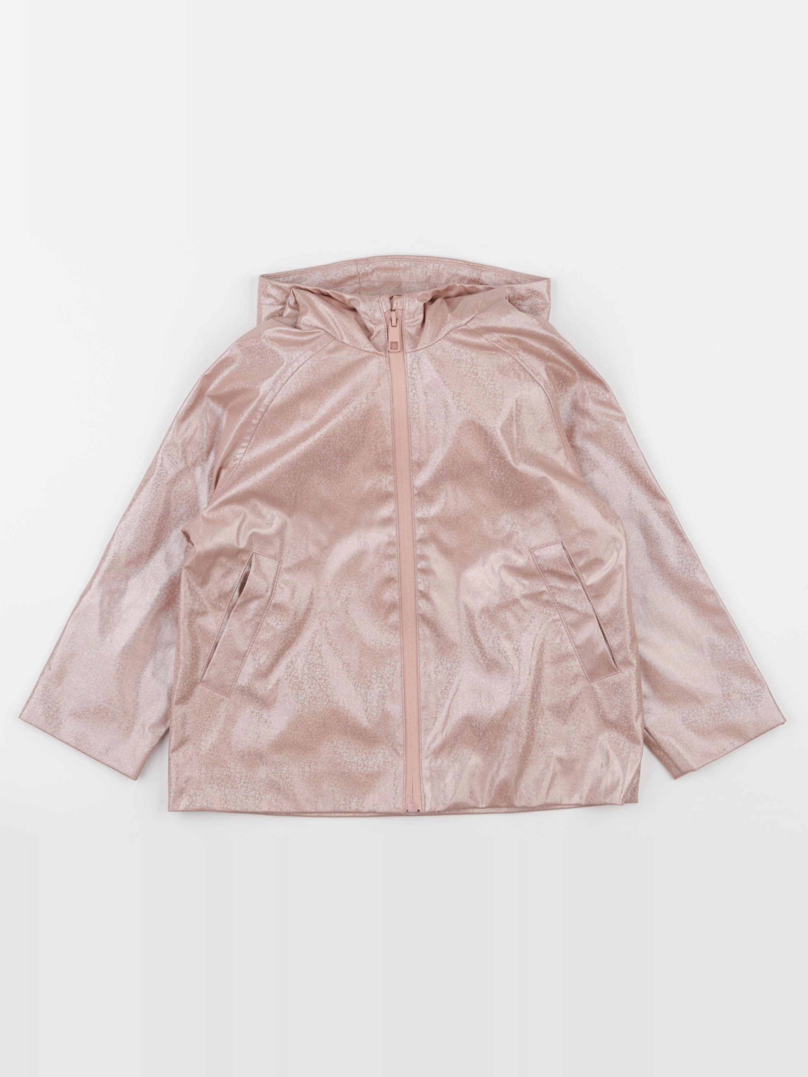 Zara - imperméable rose, or - 5 ans