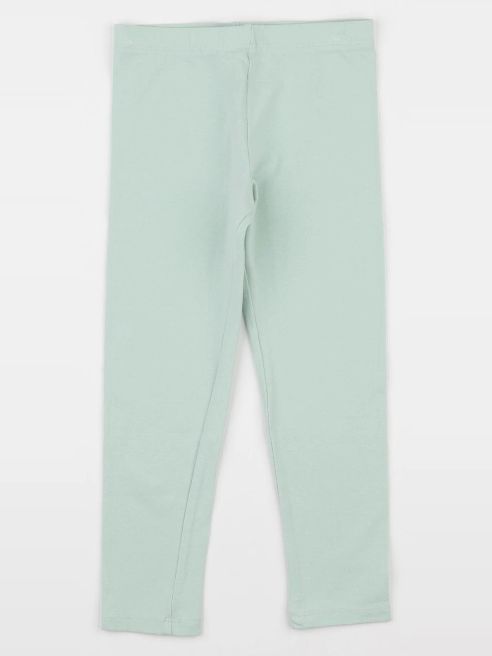 H&M - legging vert - 3/4 ans