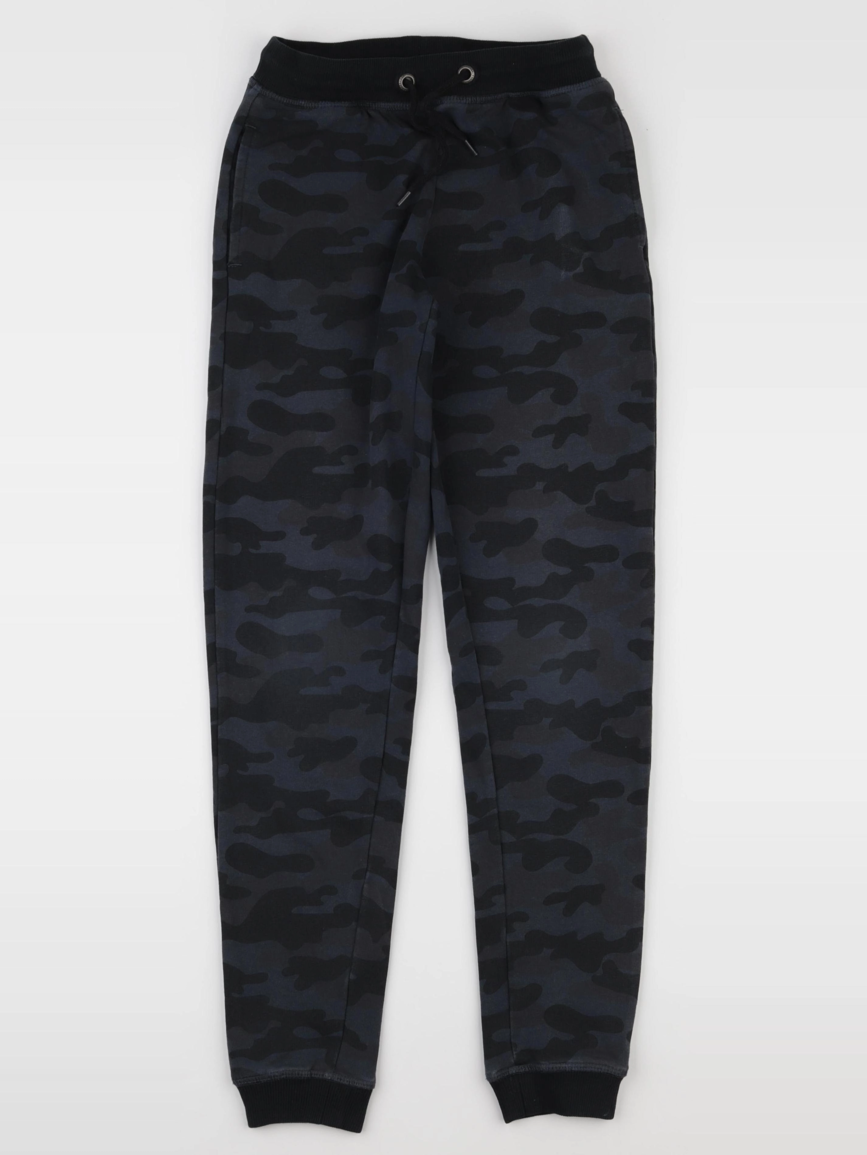 Vertbaudet - jogging gris, noir - 12 ans