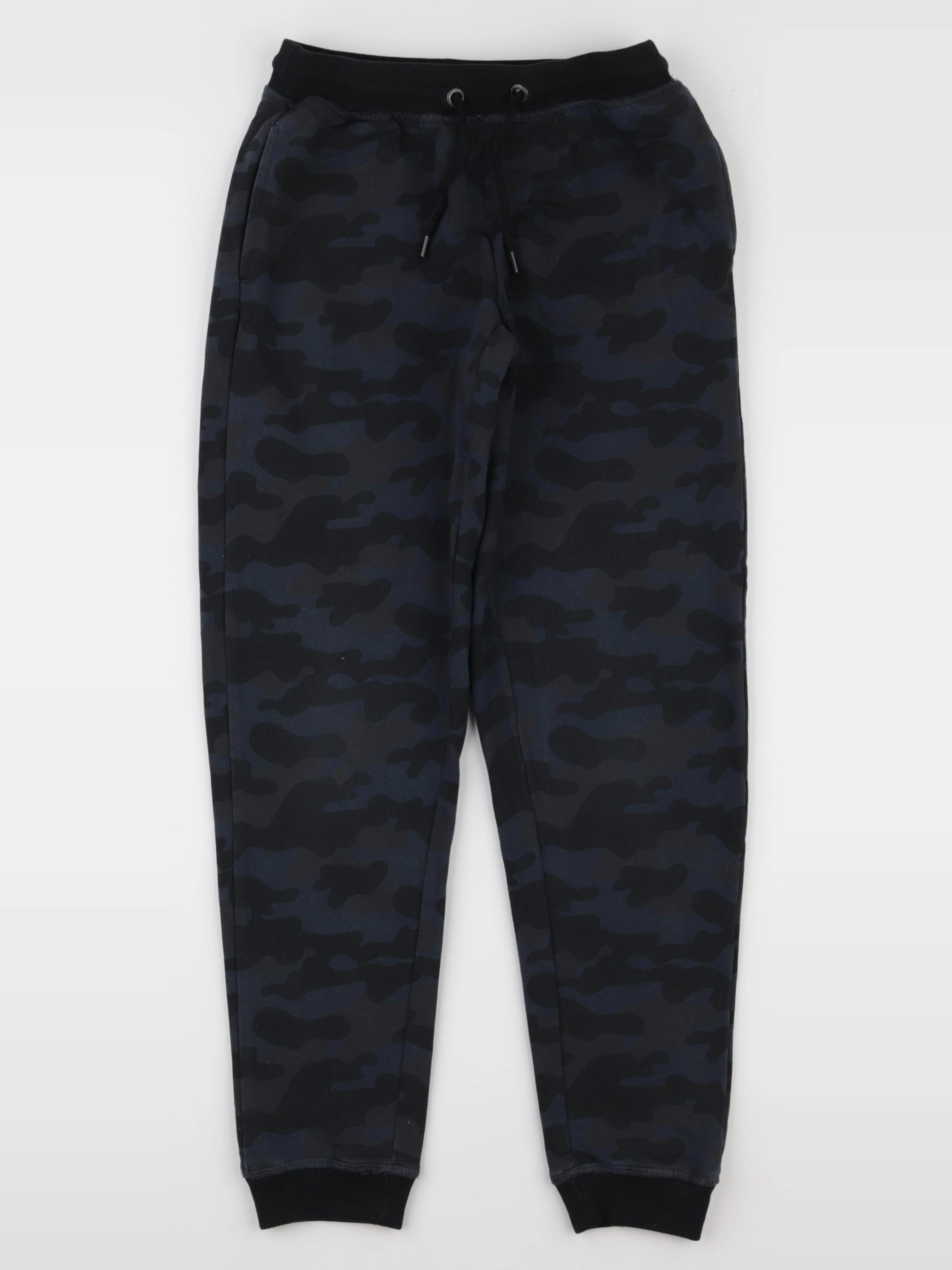 Vertbaudet - jogging gris, noir - 12 ans