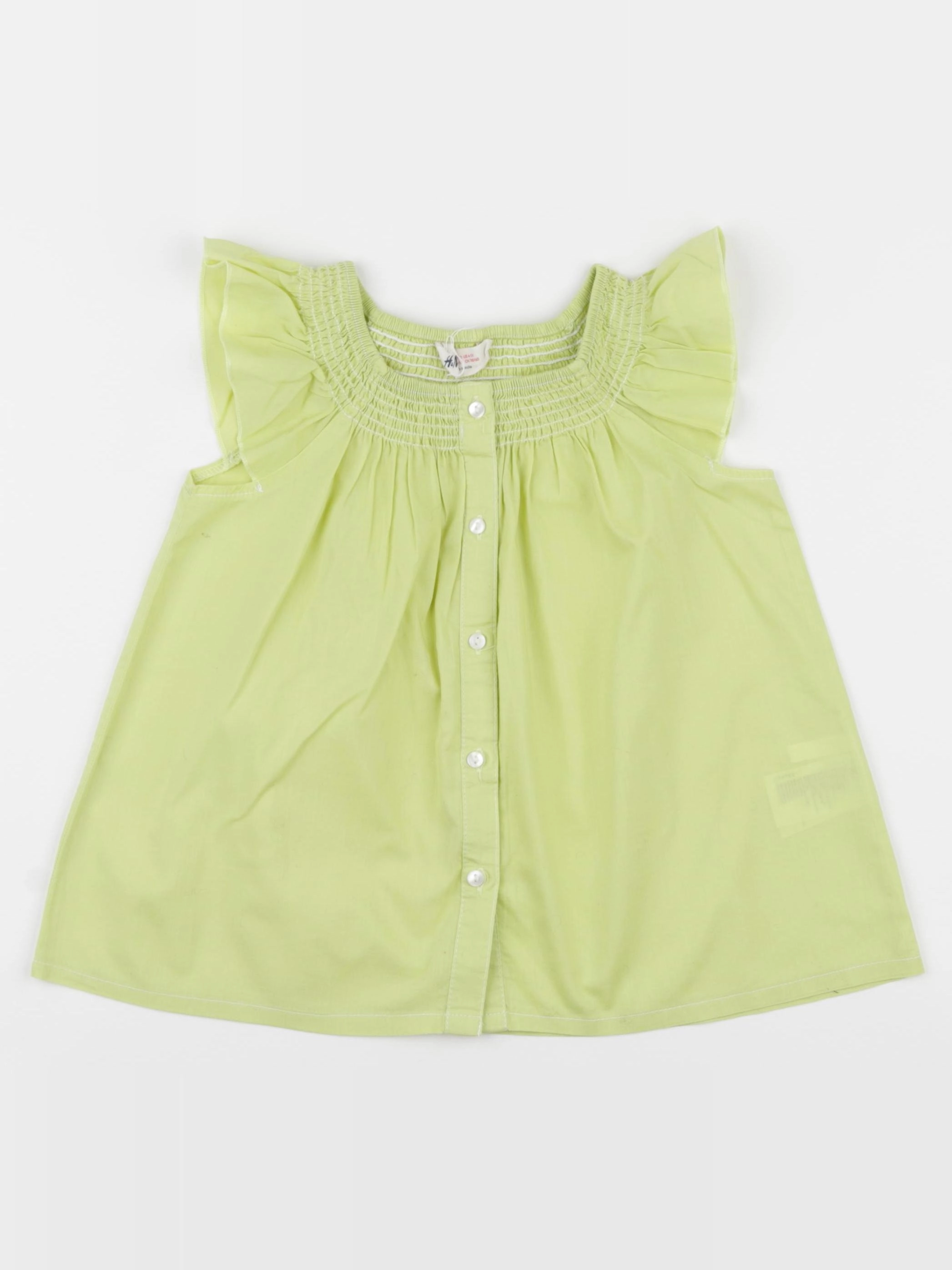 H&M - blouse vert - 4/5 ans