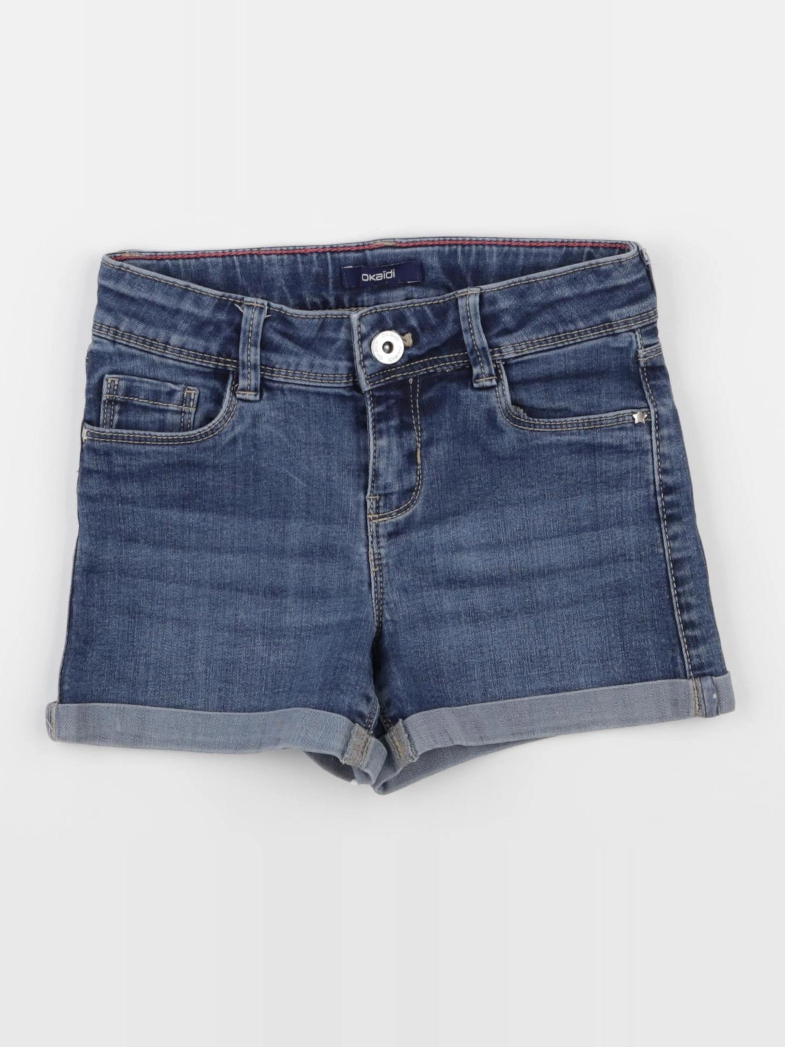 Okaidi - short bleu - 8 ans