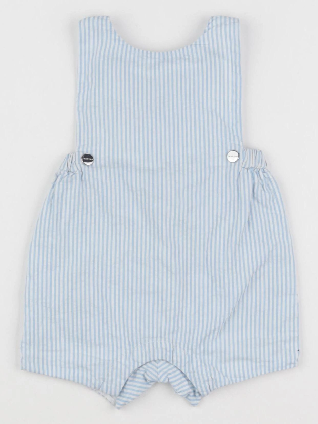 Jacadi - combinaison bleu, blanc - 6 mois