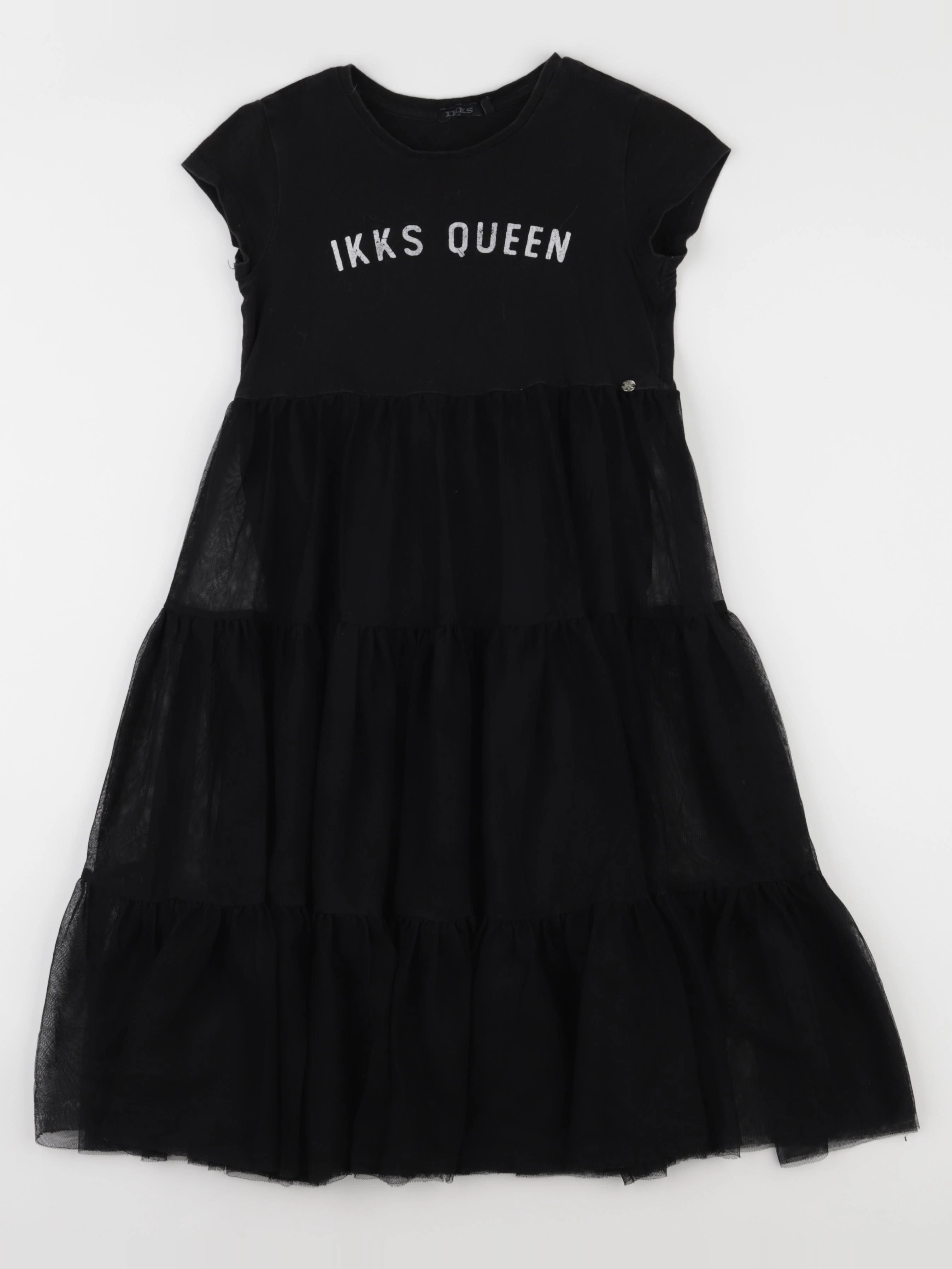 IKKS - robe noir - 8 ans