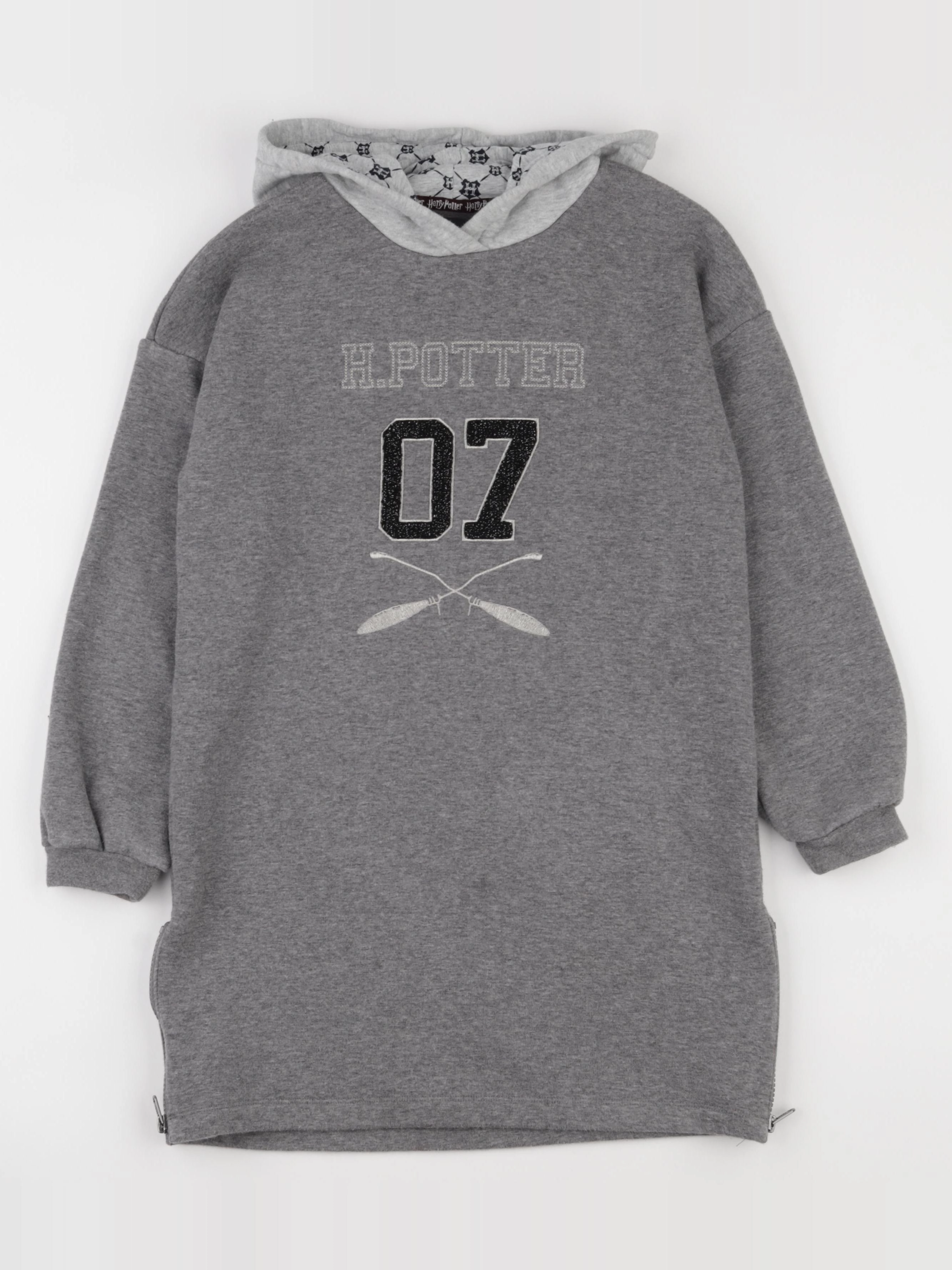 IKKS - robe gris - 10 ans