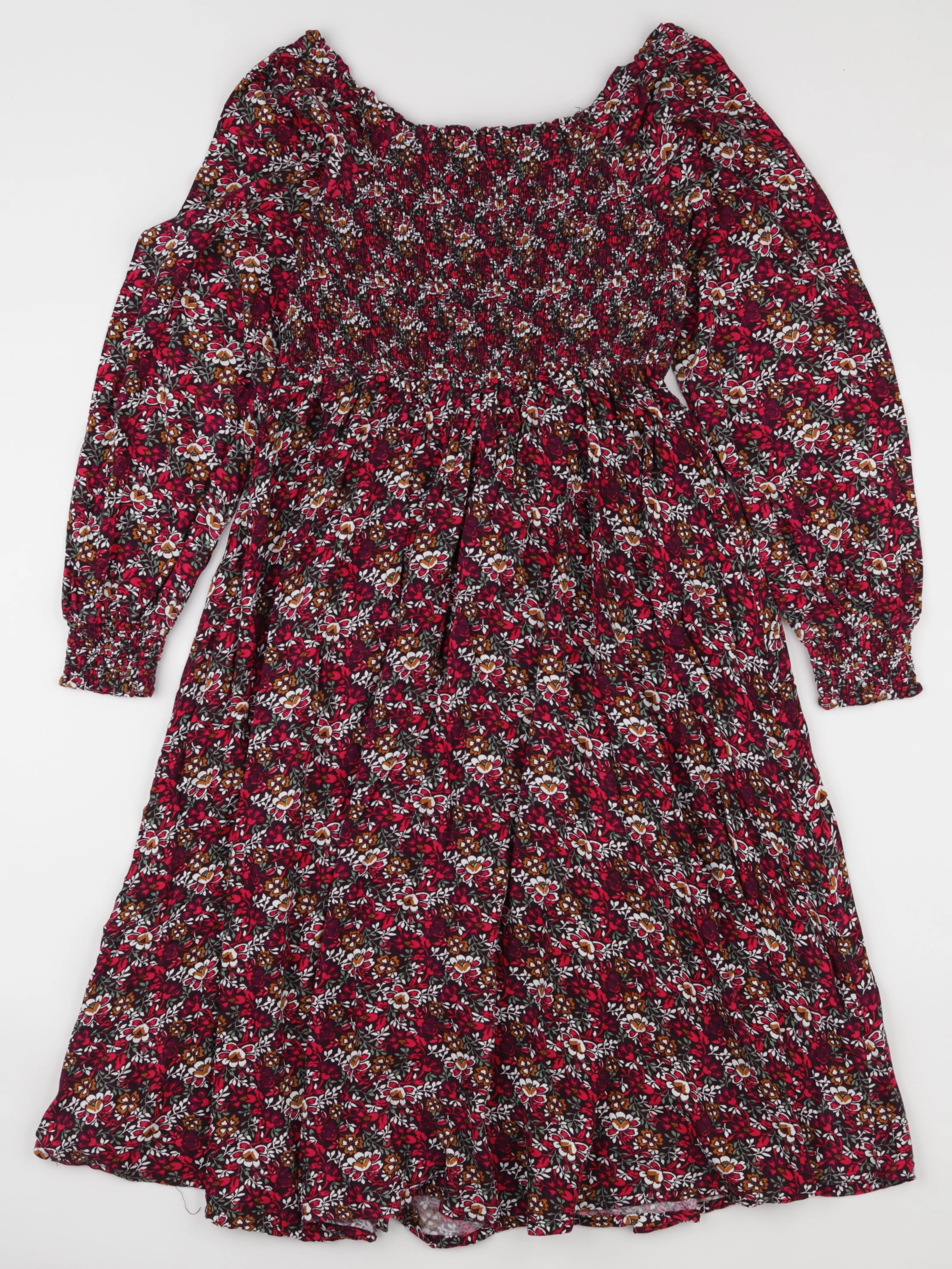 Monoprix - robe multicolore - 14 ans