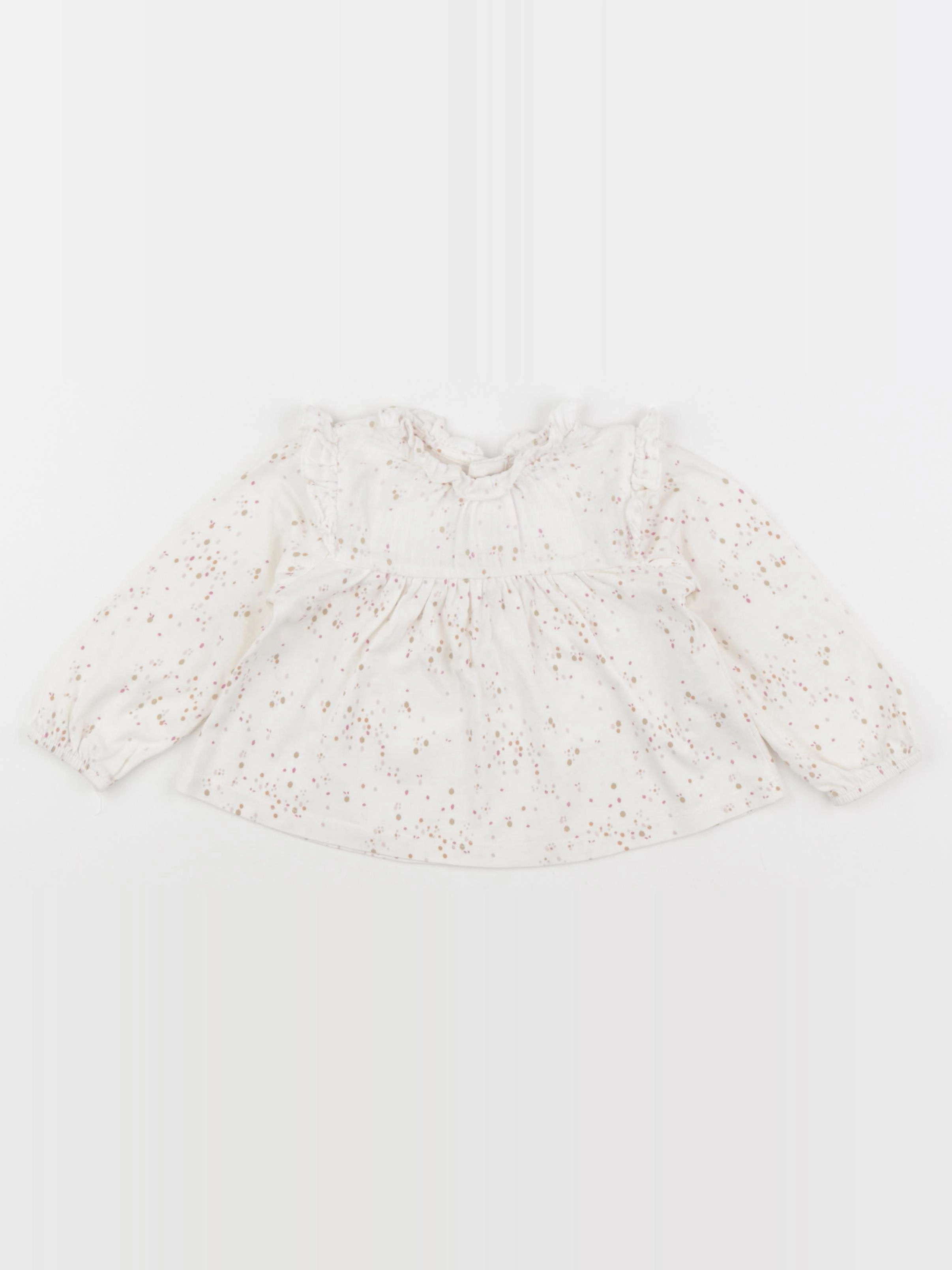 Zara - blouse blanc - 6/9 mois