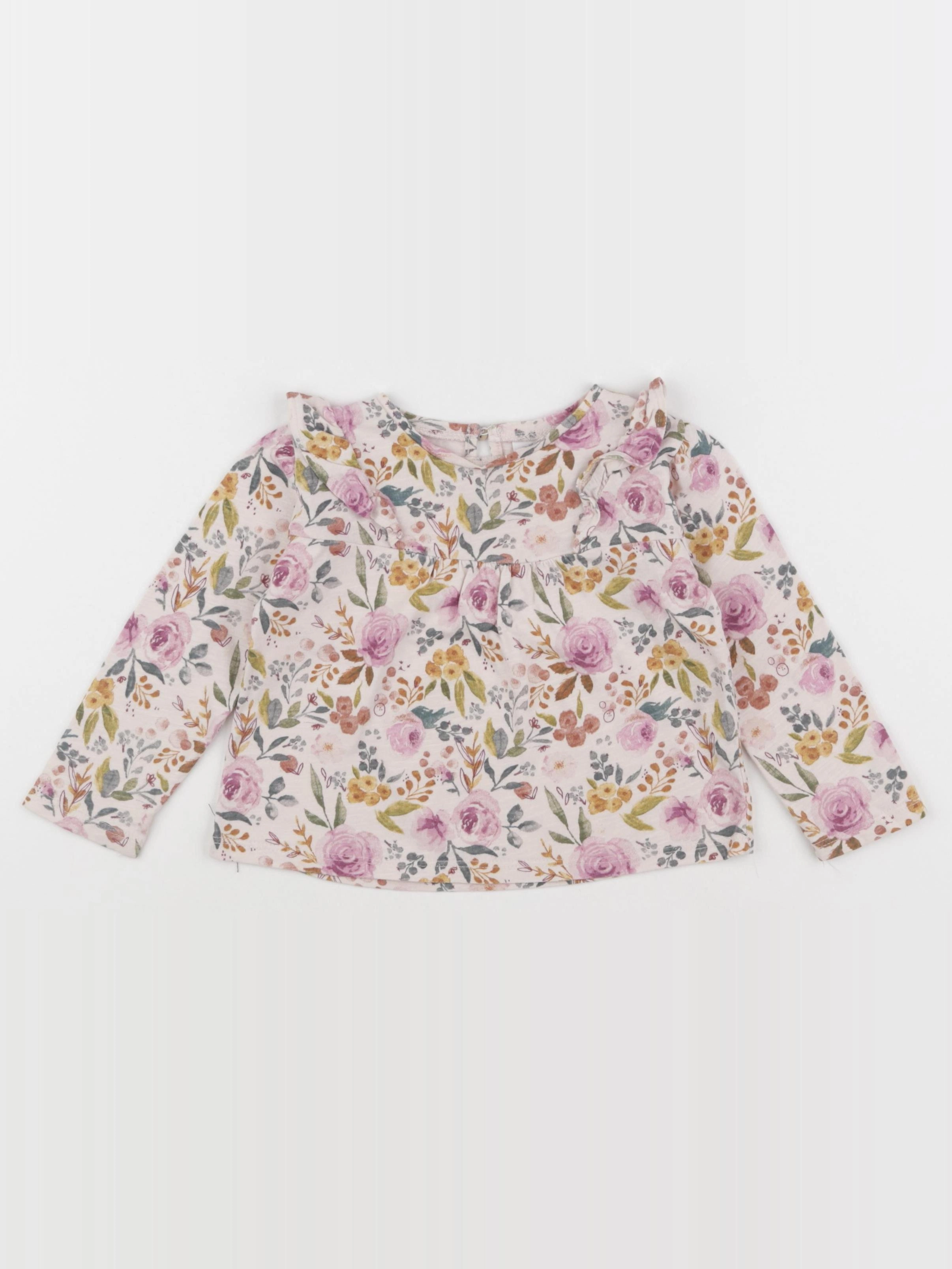 Zara - tee-shirt beige - 12/18 mois