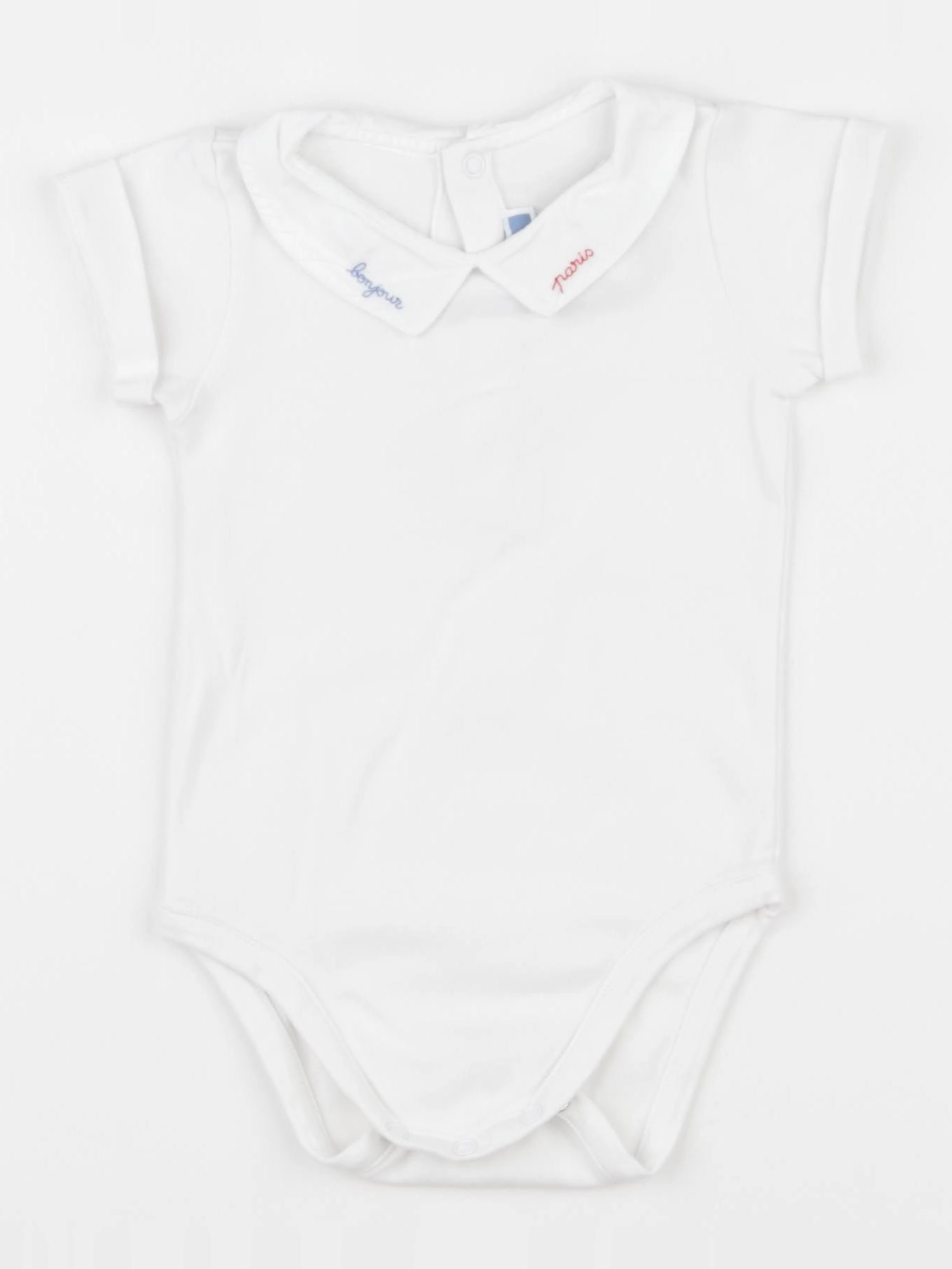 Jacadi - body à col blanc - 18 mois