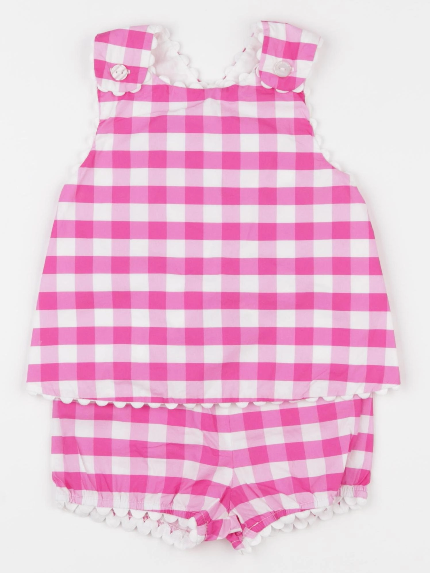 Jacadi - combinaison blanc, rose - 24 mois