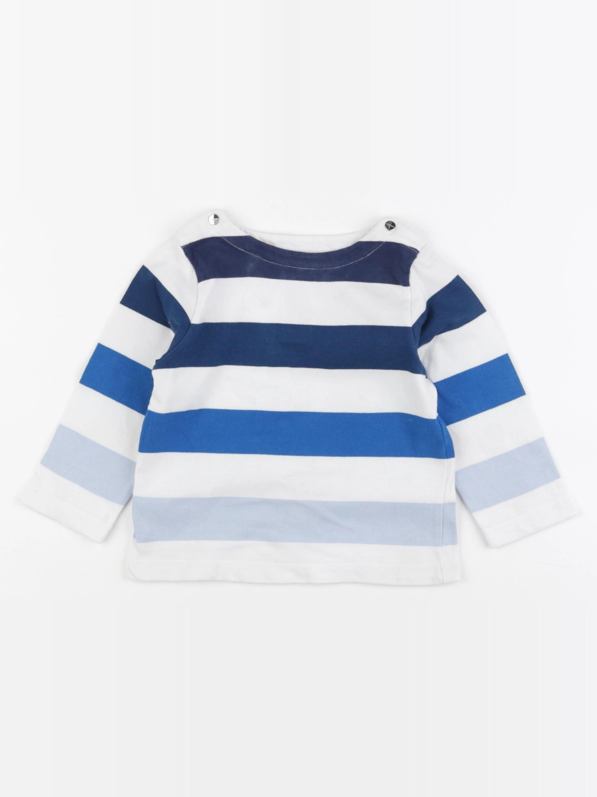 Jacadi - tee-shirt blanc, bleu - 24 mois