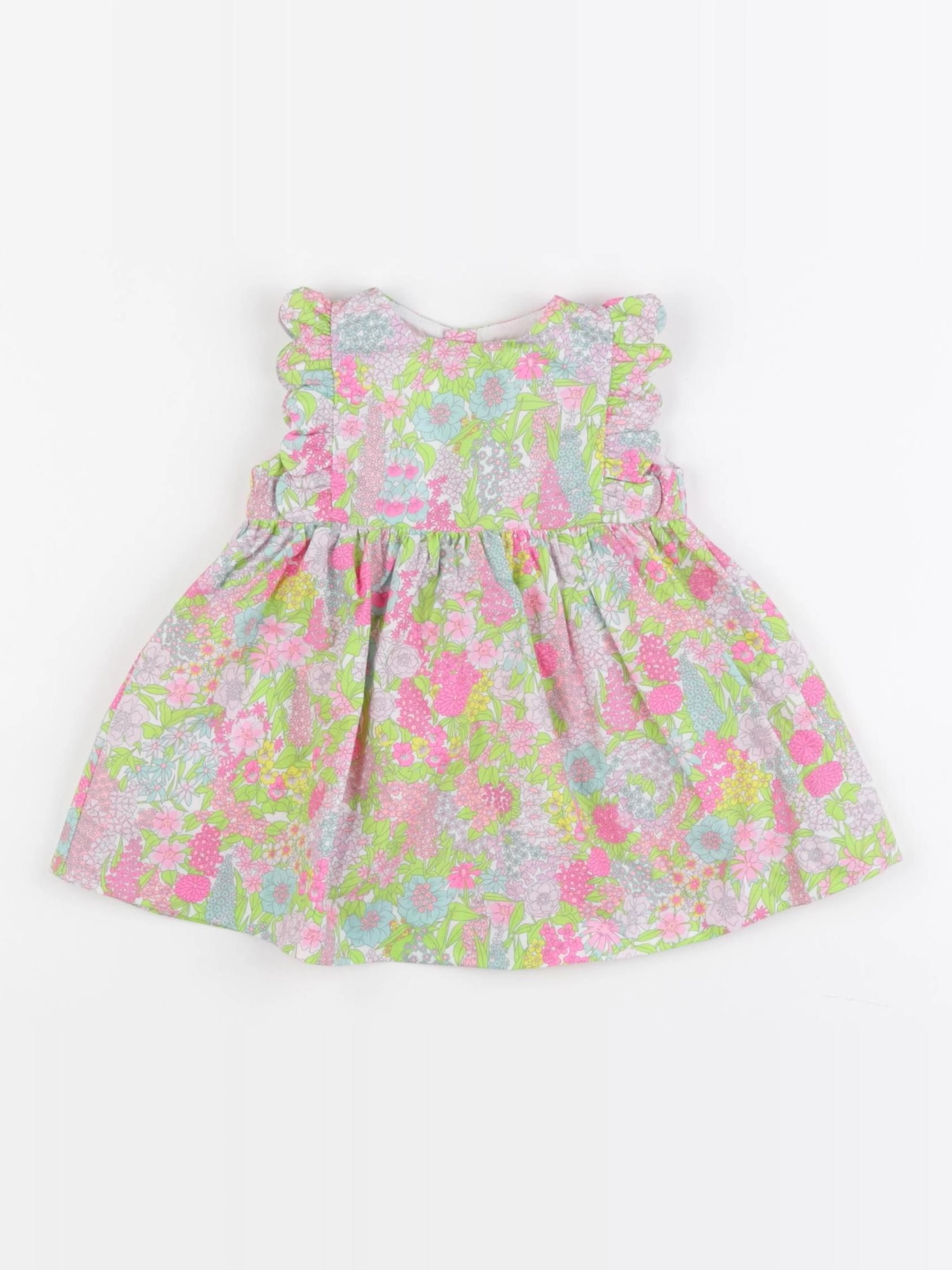 Jacadi - robe liberty multicolore - 3 mois