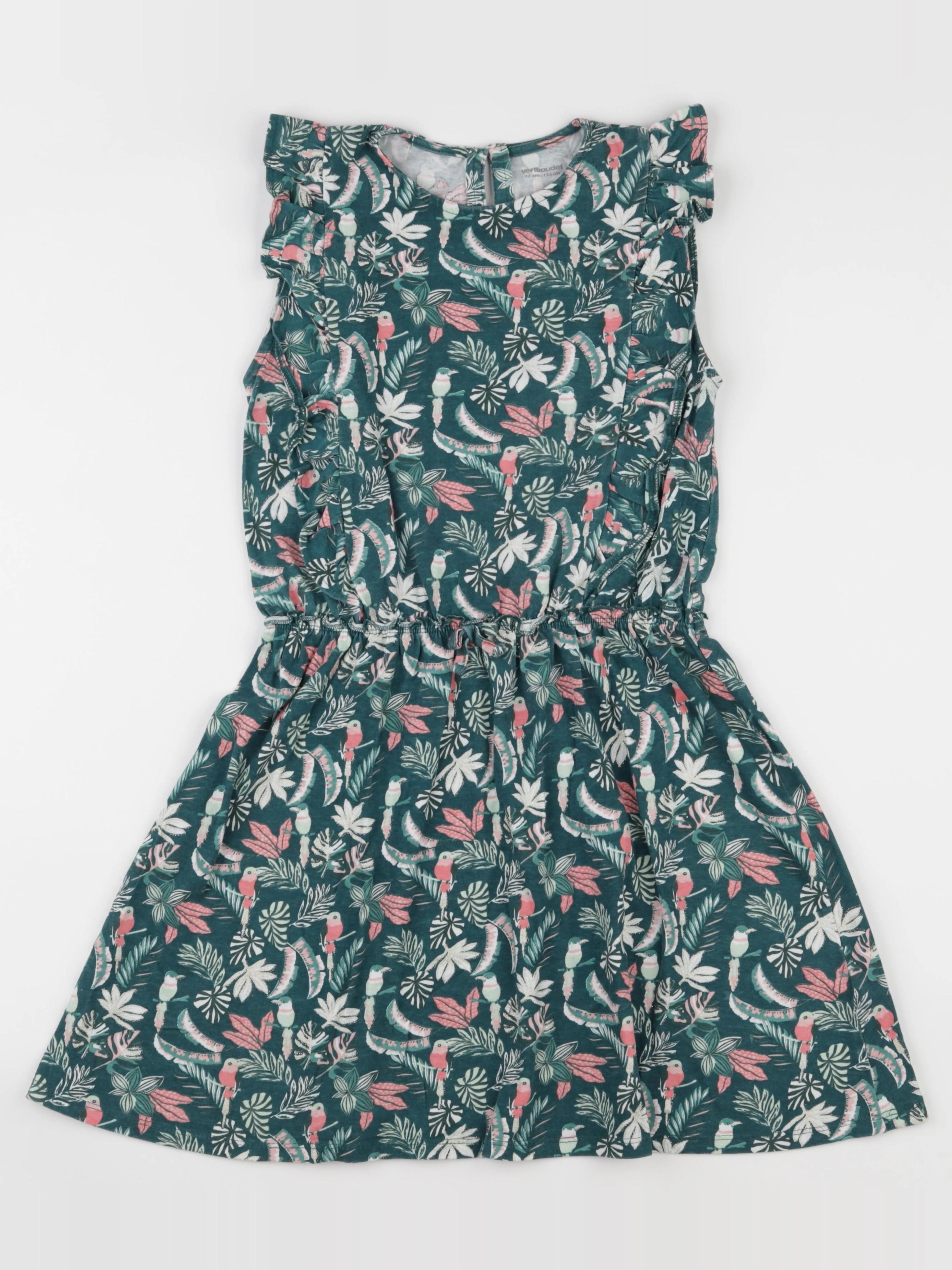 Vertbaudet - robe vert - 12 ans