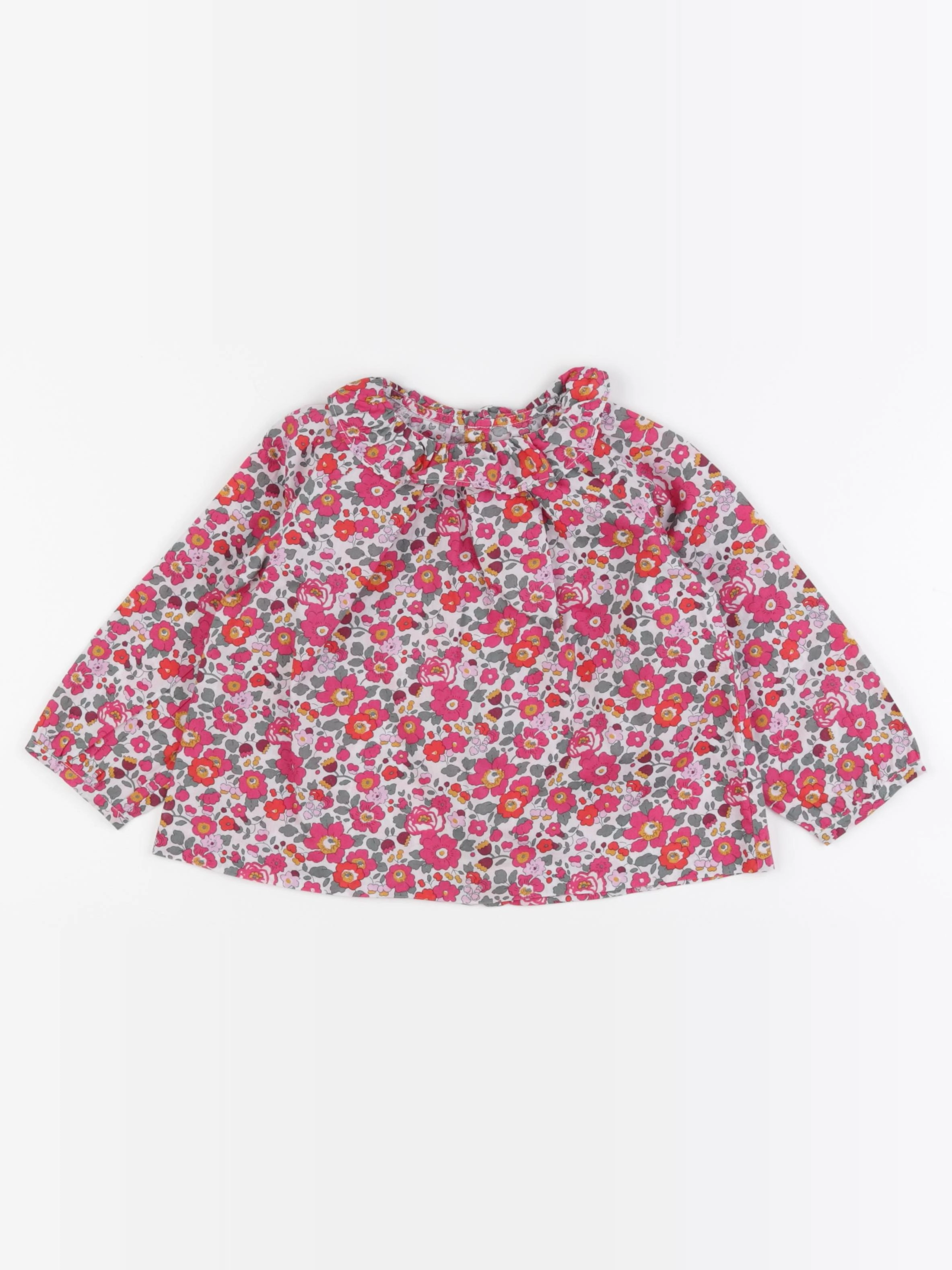 Jacadi - blouse liberty rose - 36 mois