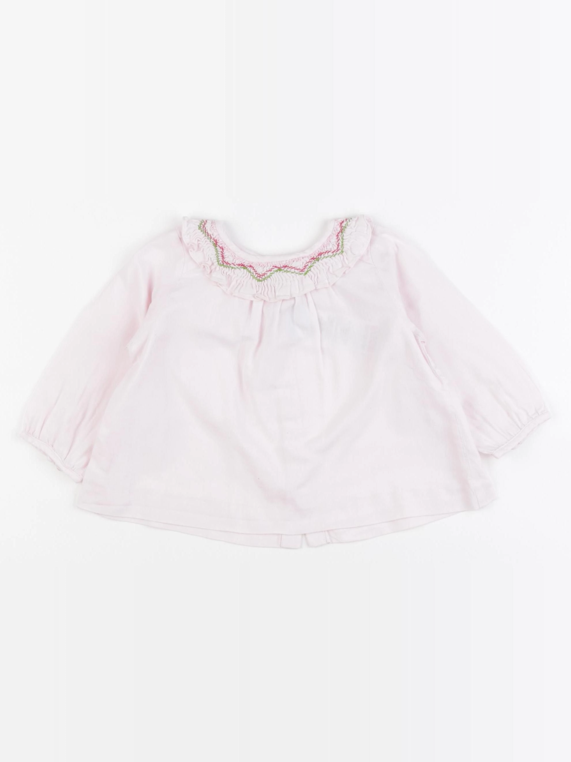 Jacadi - blouse rose - 12 mois