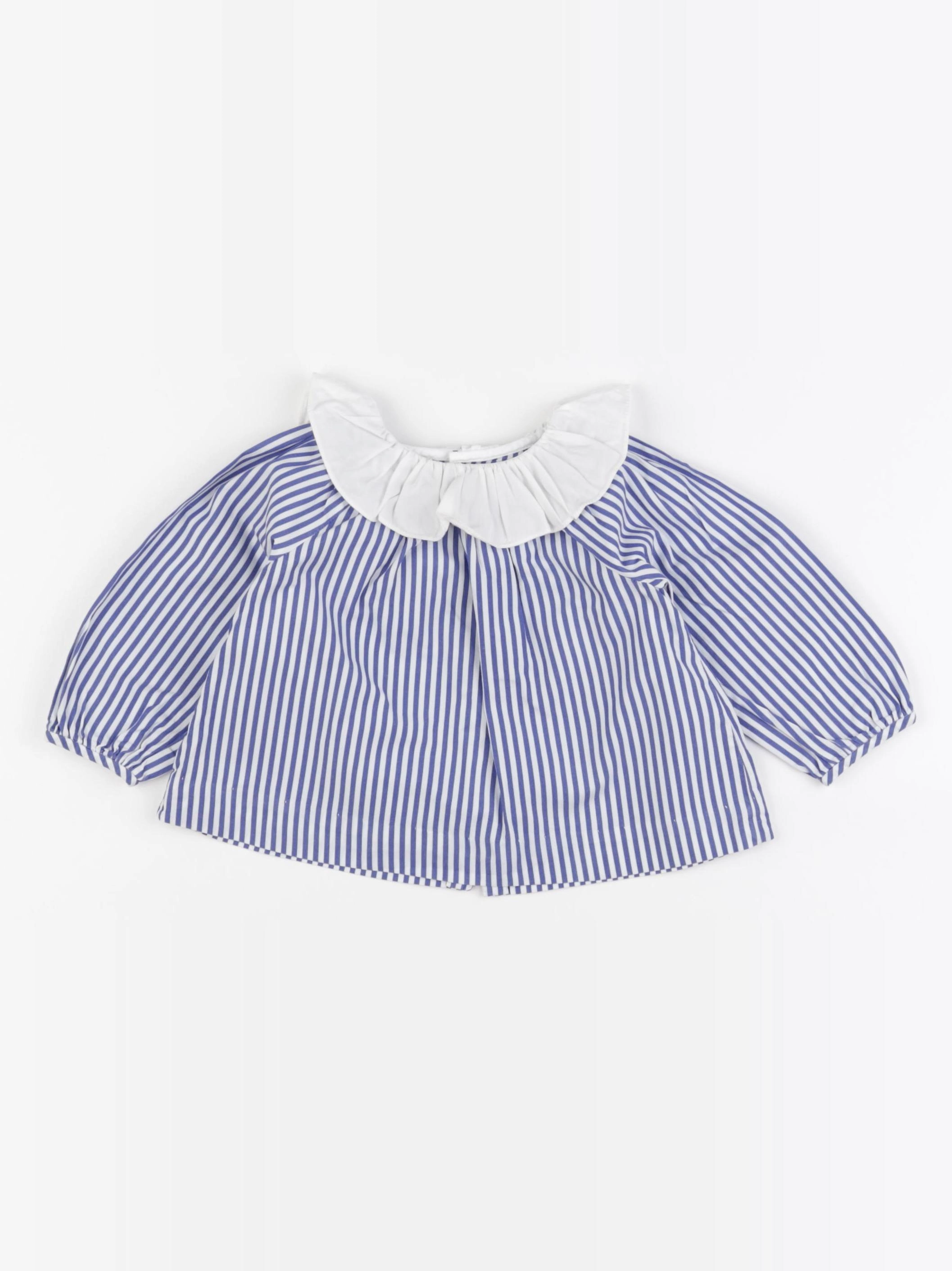 Jacadi - blouse bleu - 12 mois