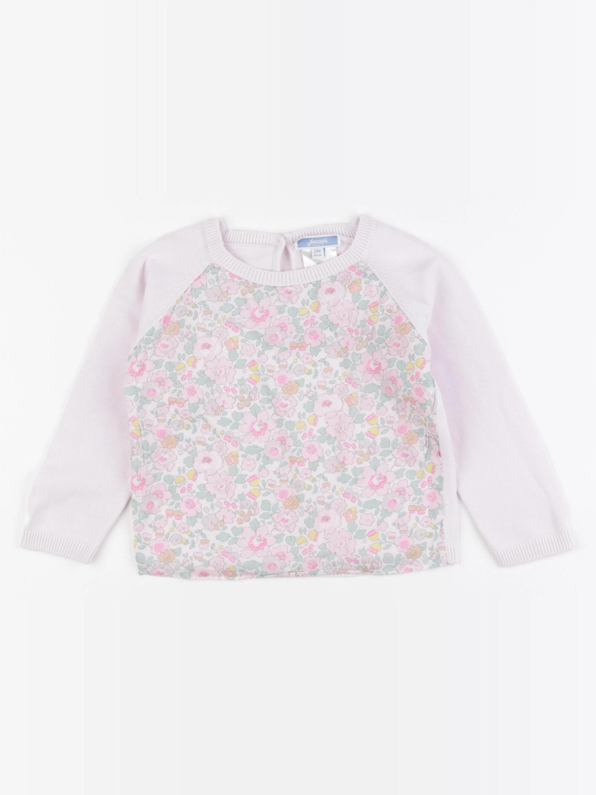 Jacadi - pull liberty rose - 24 mois