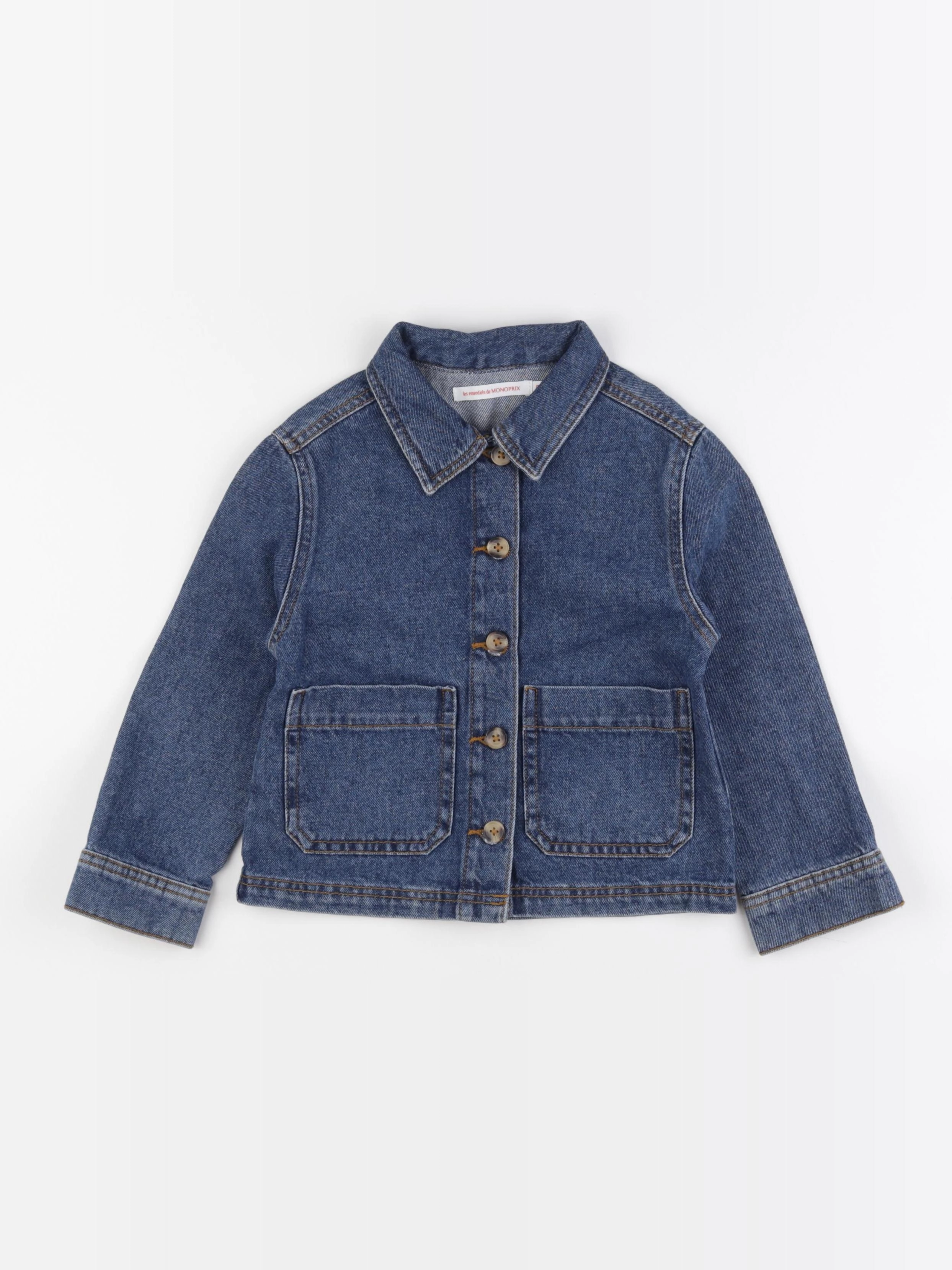 Monoprix - veste bleu - 5 ans