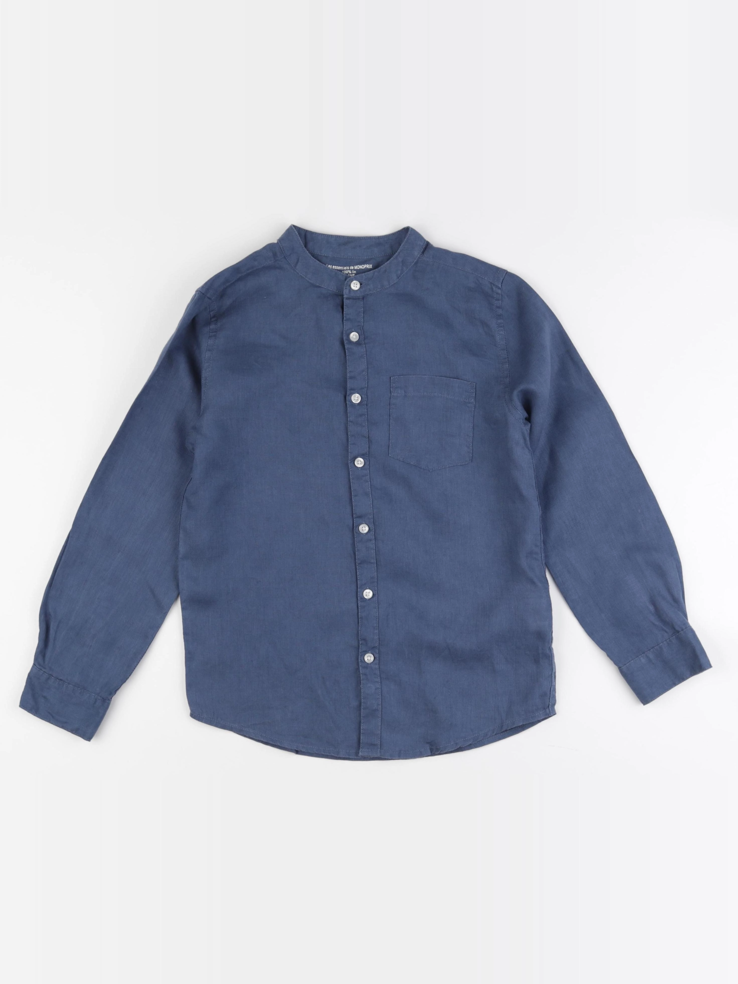Monoprix - chemise bleu - 10 ans