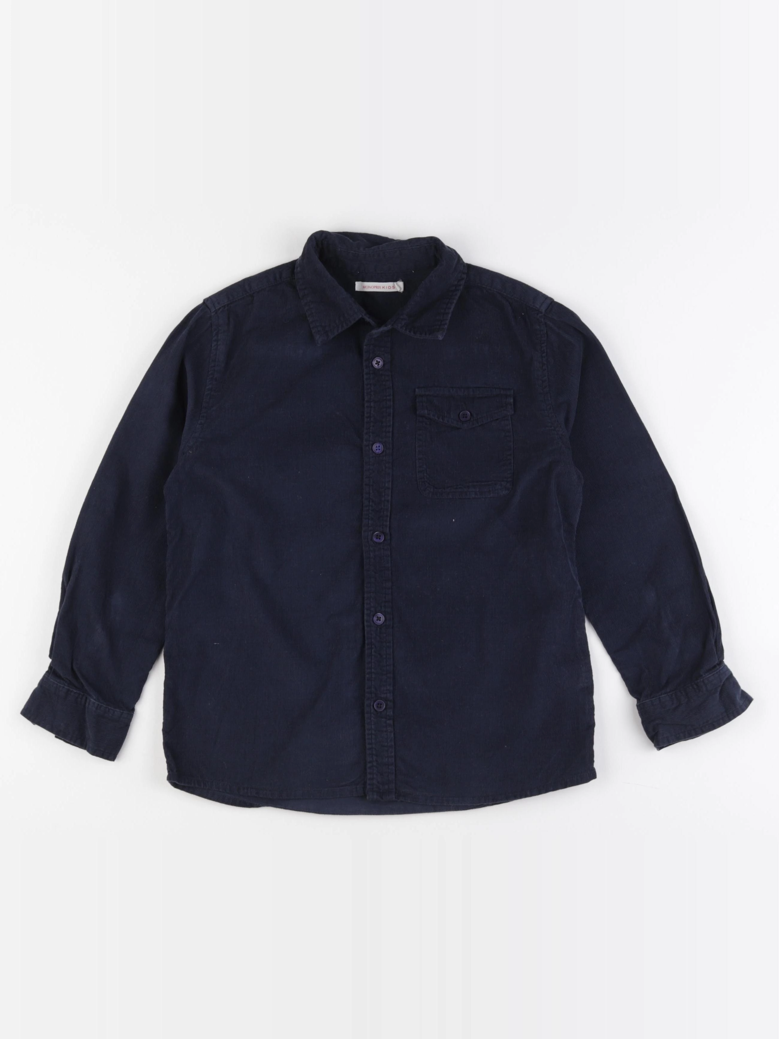 Monoprix - chemise bleu - 8 ans