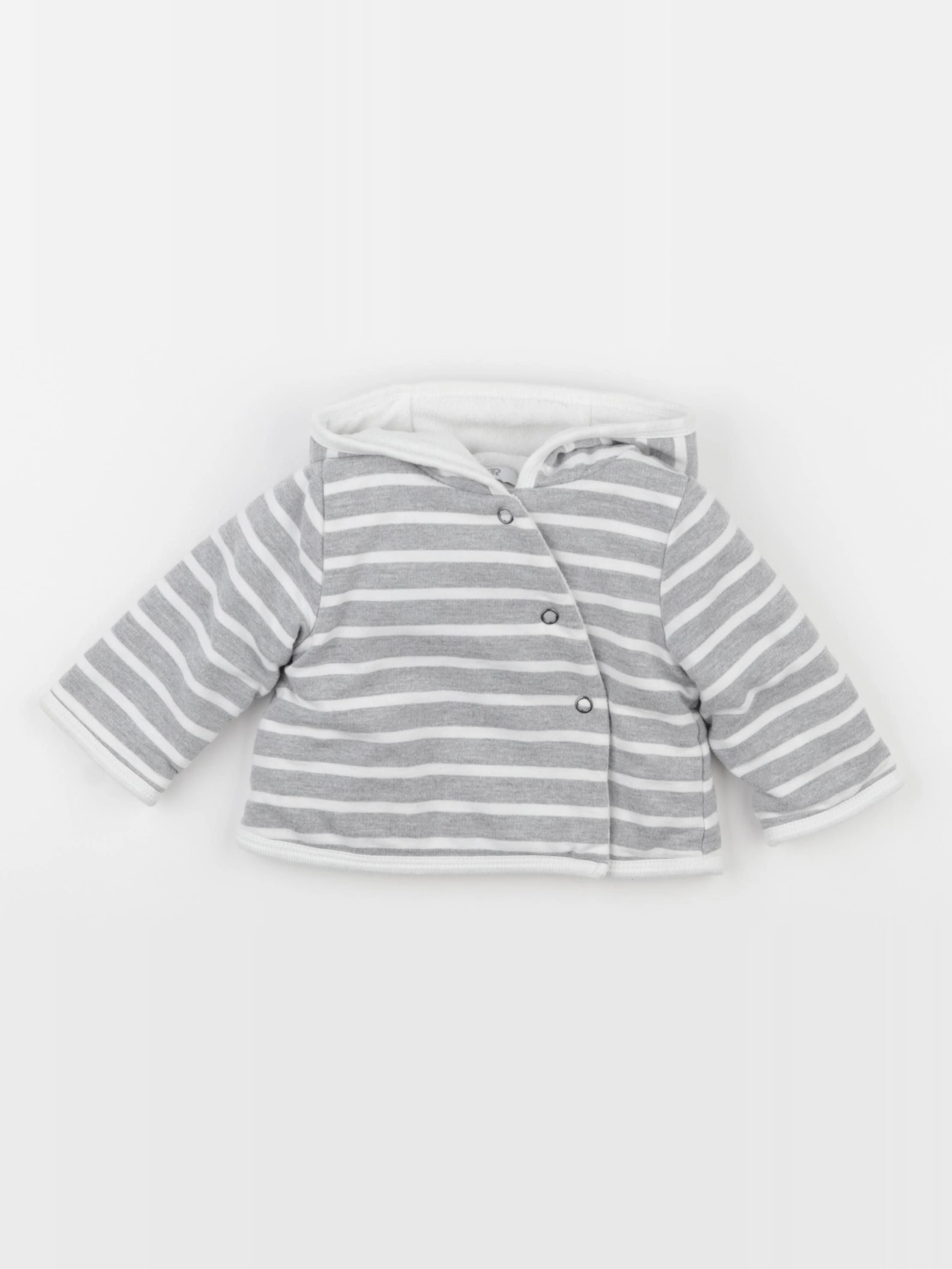 La Redoute - sweat gris - 3 mois